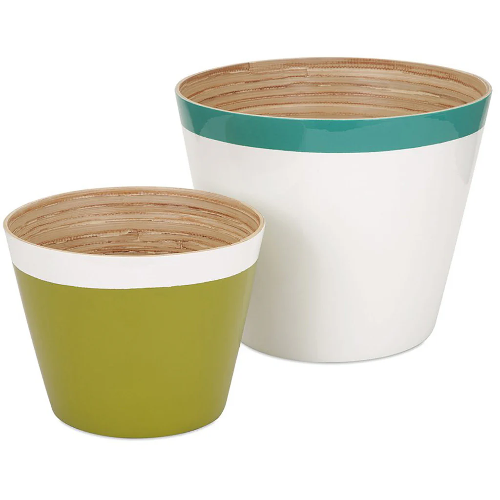 Jenkins Bamboo Cachepot (Set of 2)