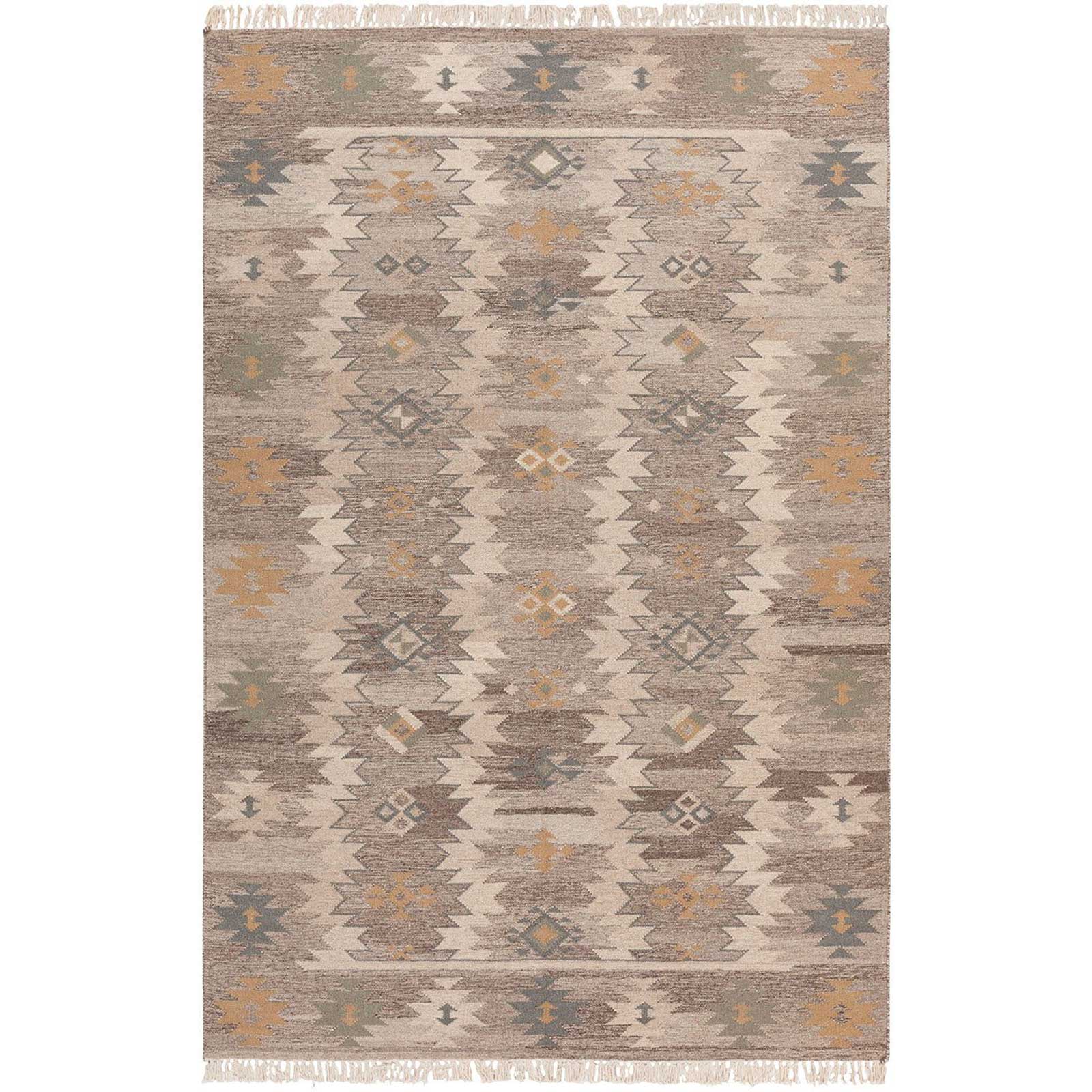 Jewel Tone II Light Gray/Taupe Area Rug