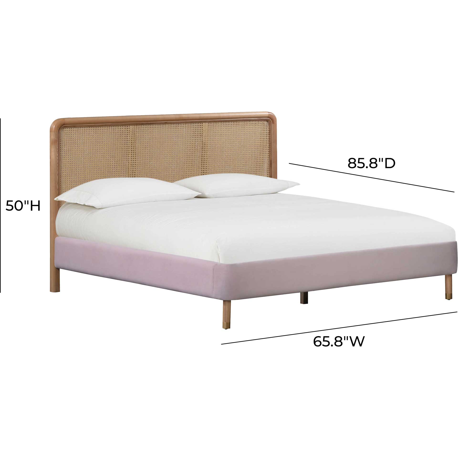 Kalani Velvet Bed Blush - Image 10