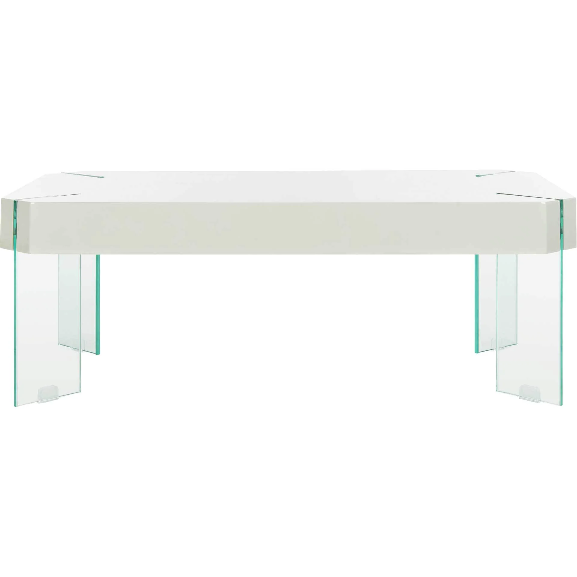 Kasen Glass Leg Coffee Table