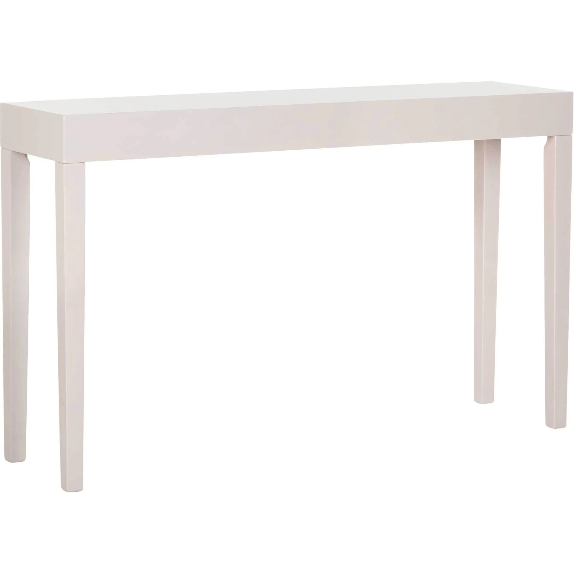 Kasey Lacquer Console Table Taupe