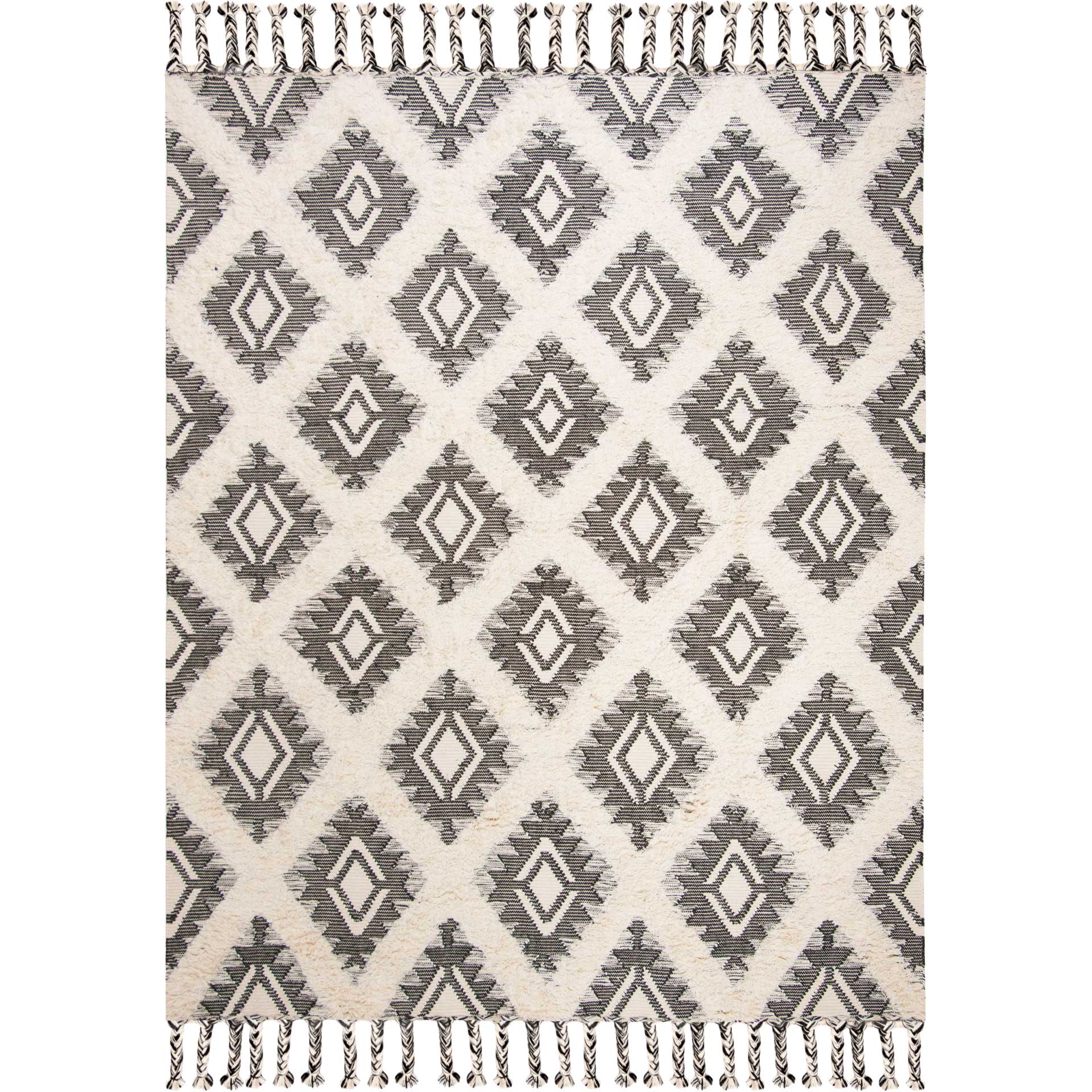 Kenya Black/Ivory Area Rug