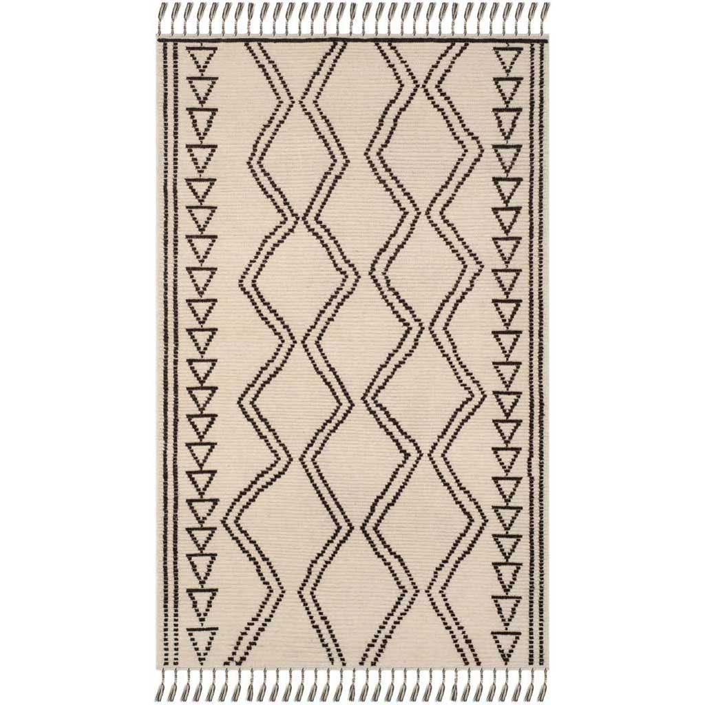 Kenya Ivory/Black Area Rug