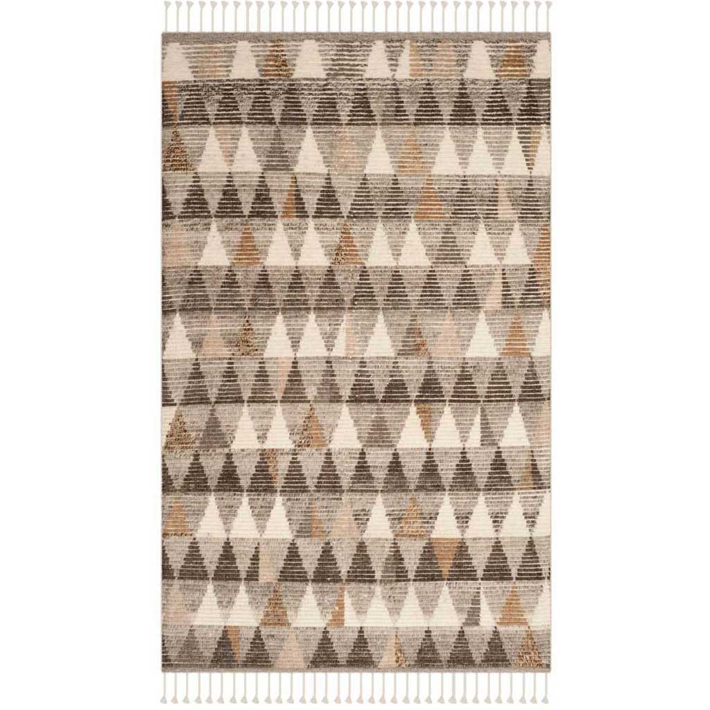 Kenya Triangle Ivory/Multi Area Rug