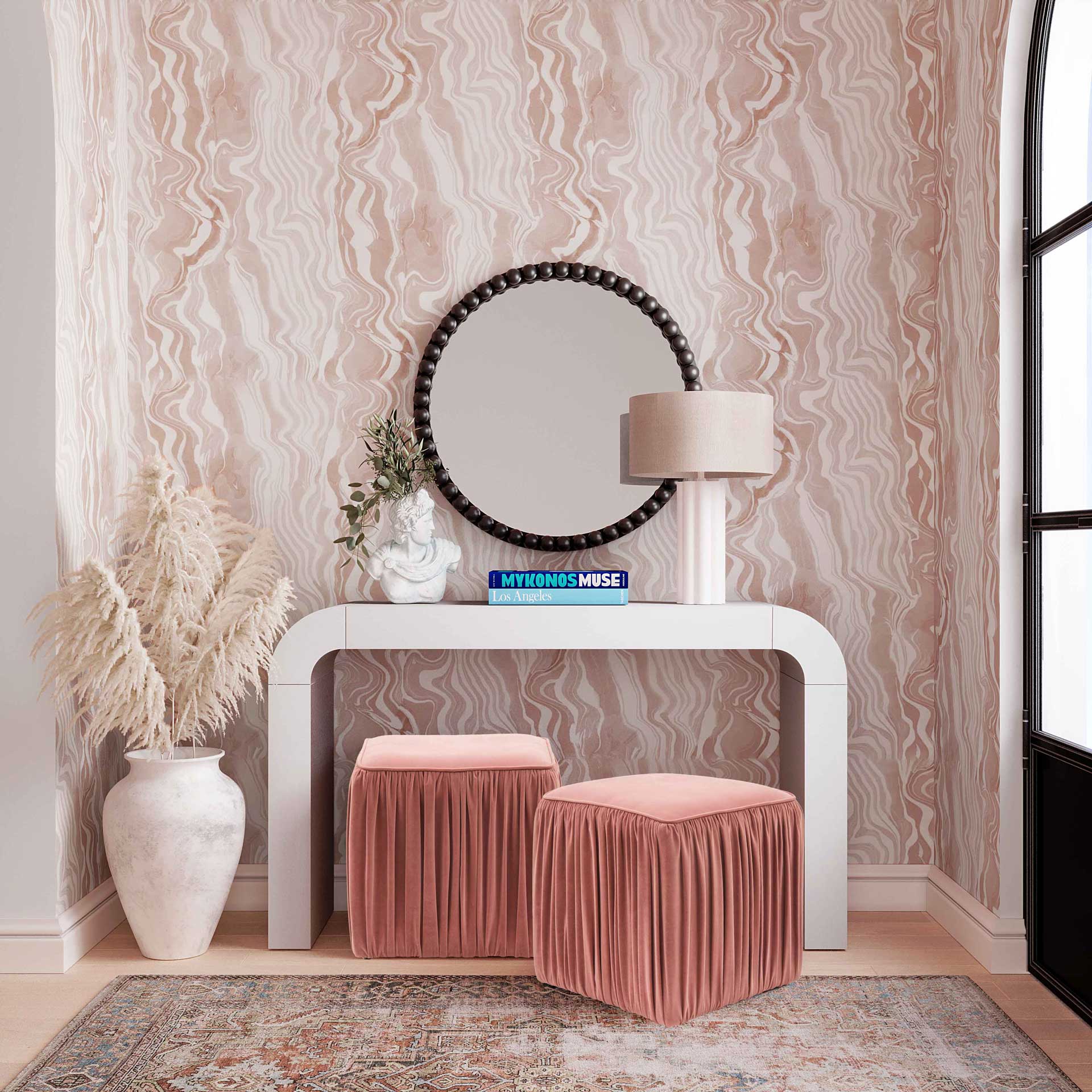 Lance Table Lamp Cream/White - Image 8
