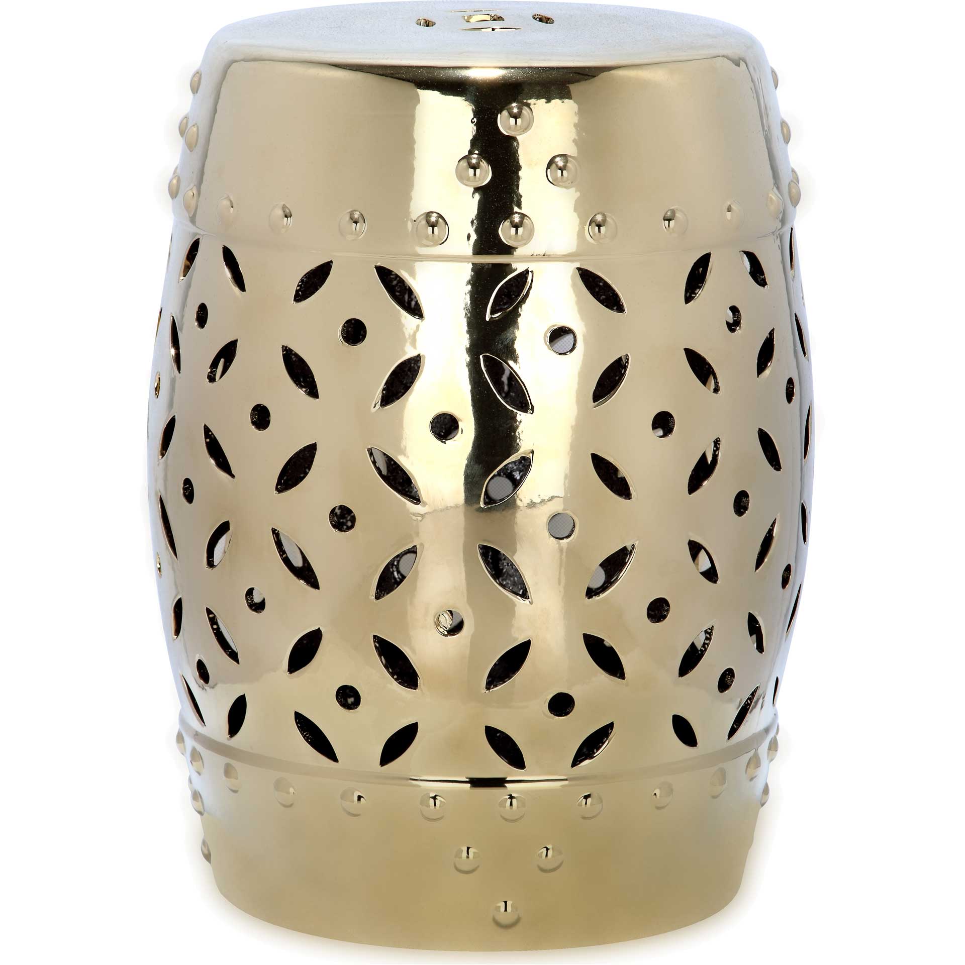 Lattice Coin Stool Gold