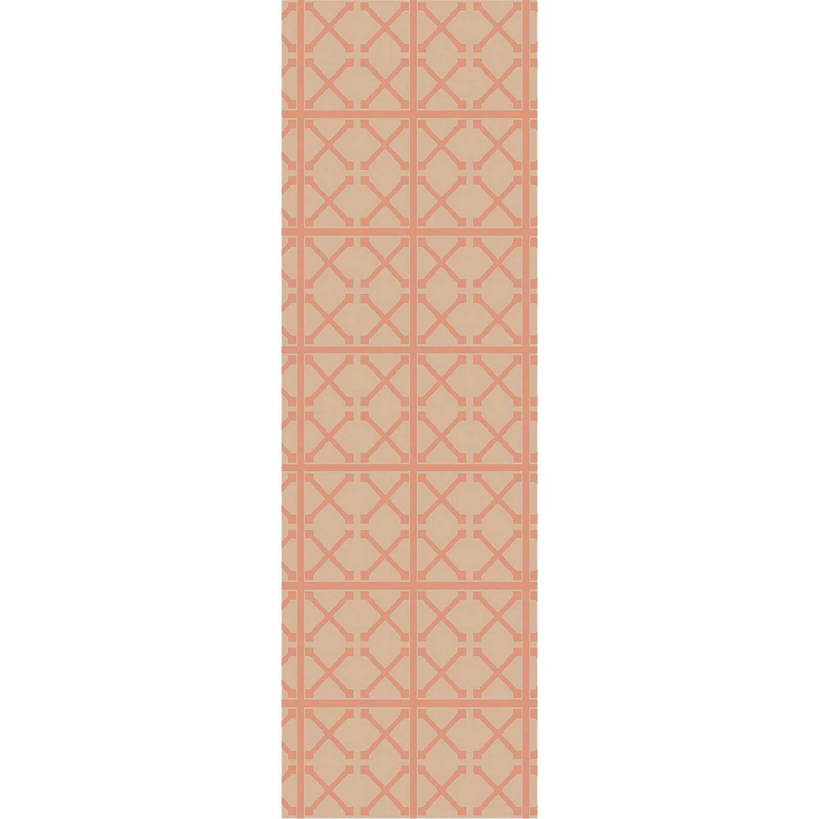 Laural Ivory/Beige/Salmon Runner Rug