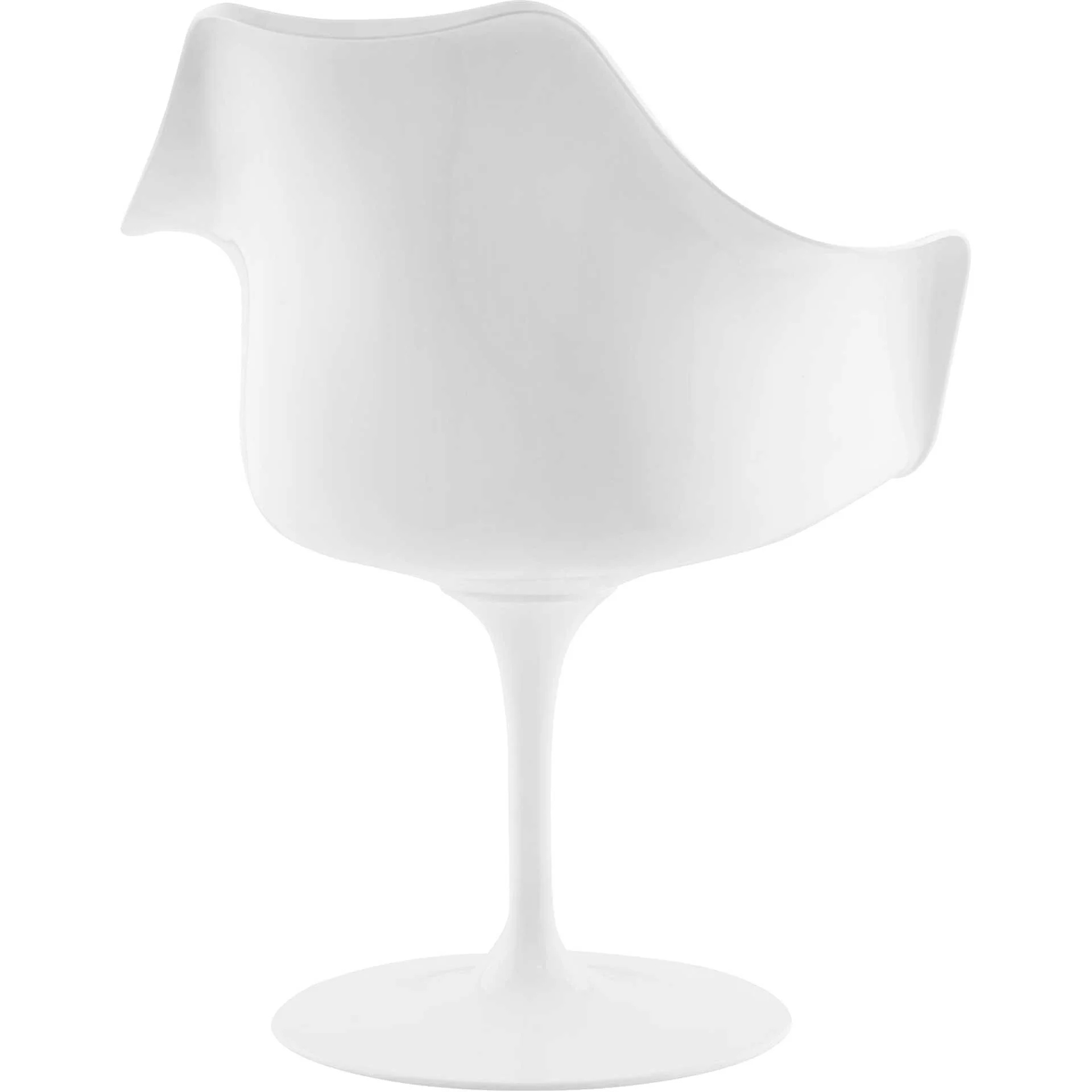 Lore Dining Vinyl Armchair White - Image 3