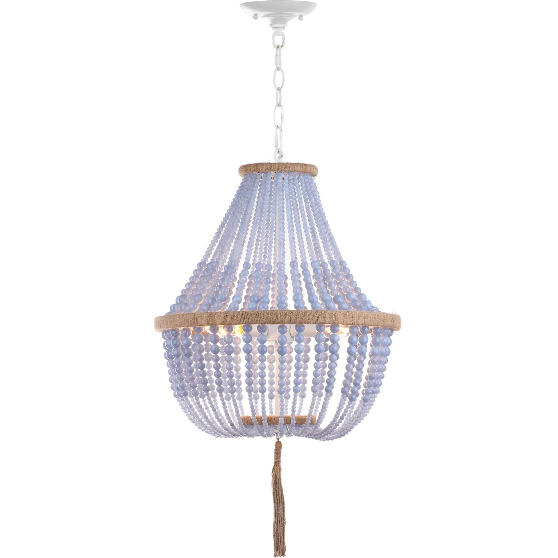 Luciana Kristi Blue Beaded Pendant