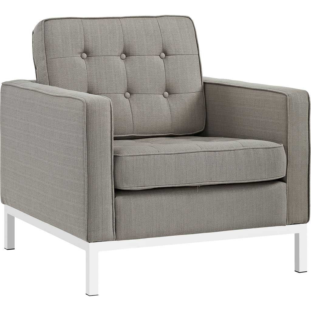 Lyte Fabric Armchair Granite