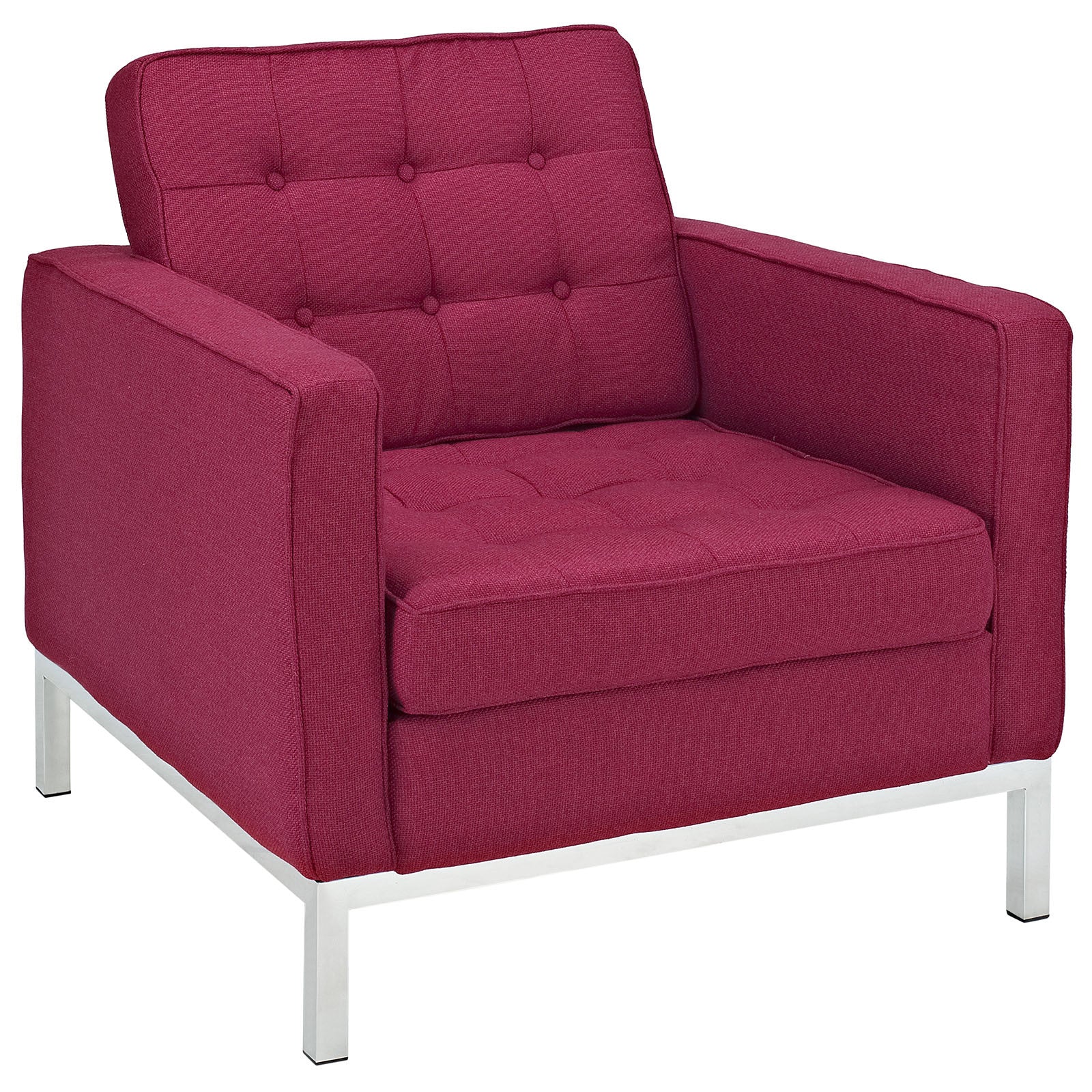 Lyte Wool Armchair Red Tweed