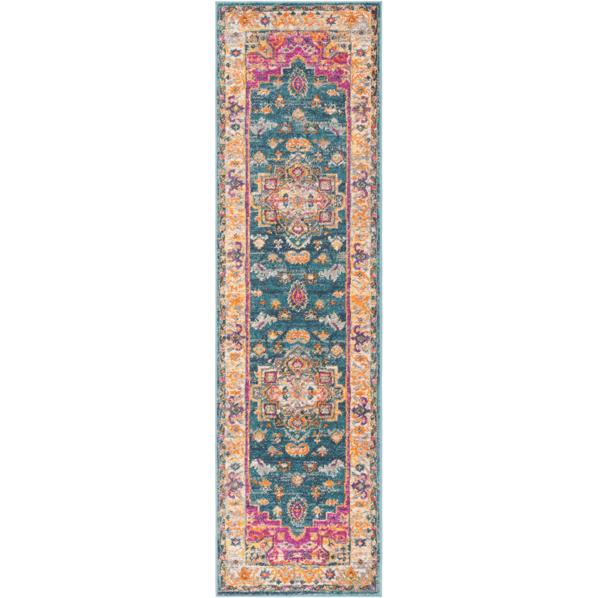 Madison Blue/Multi Runner Rug