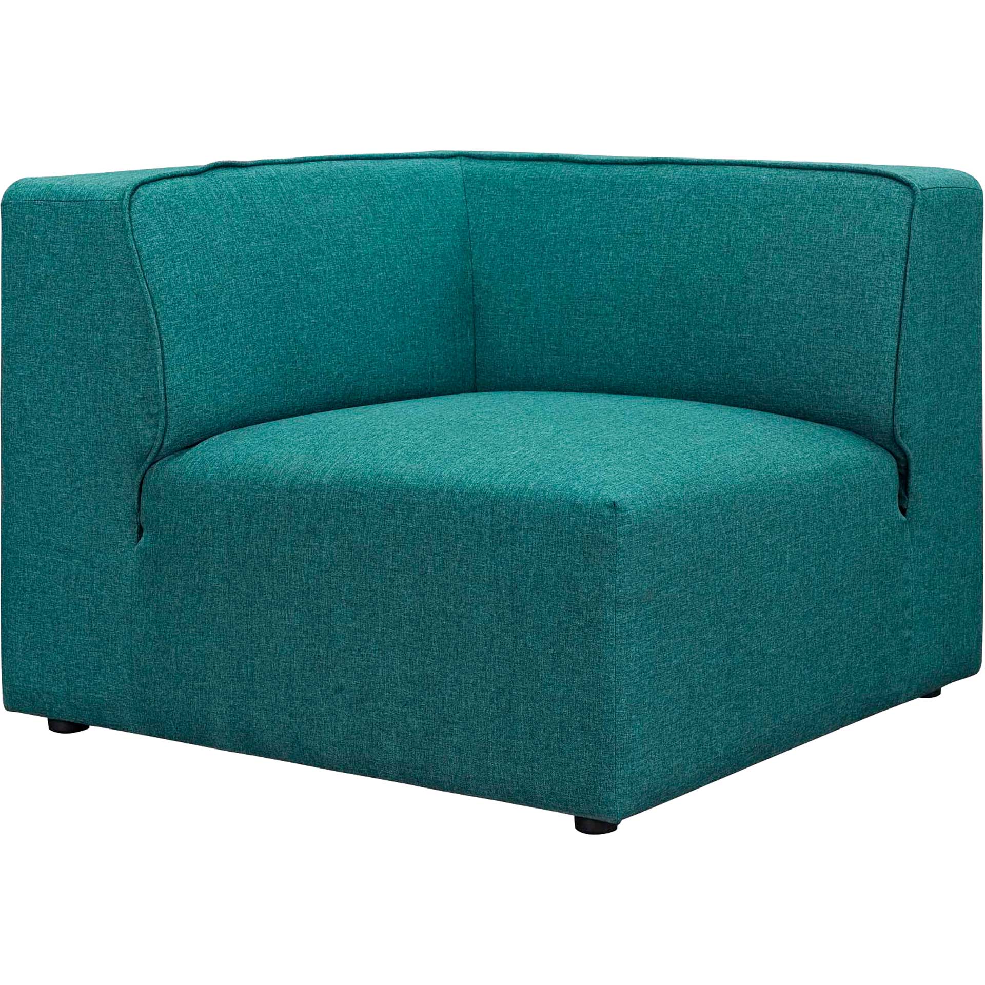 Maisie 7 Piece Armless Corner Sectional Sofa Teal - Image 2