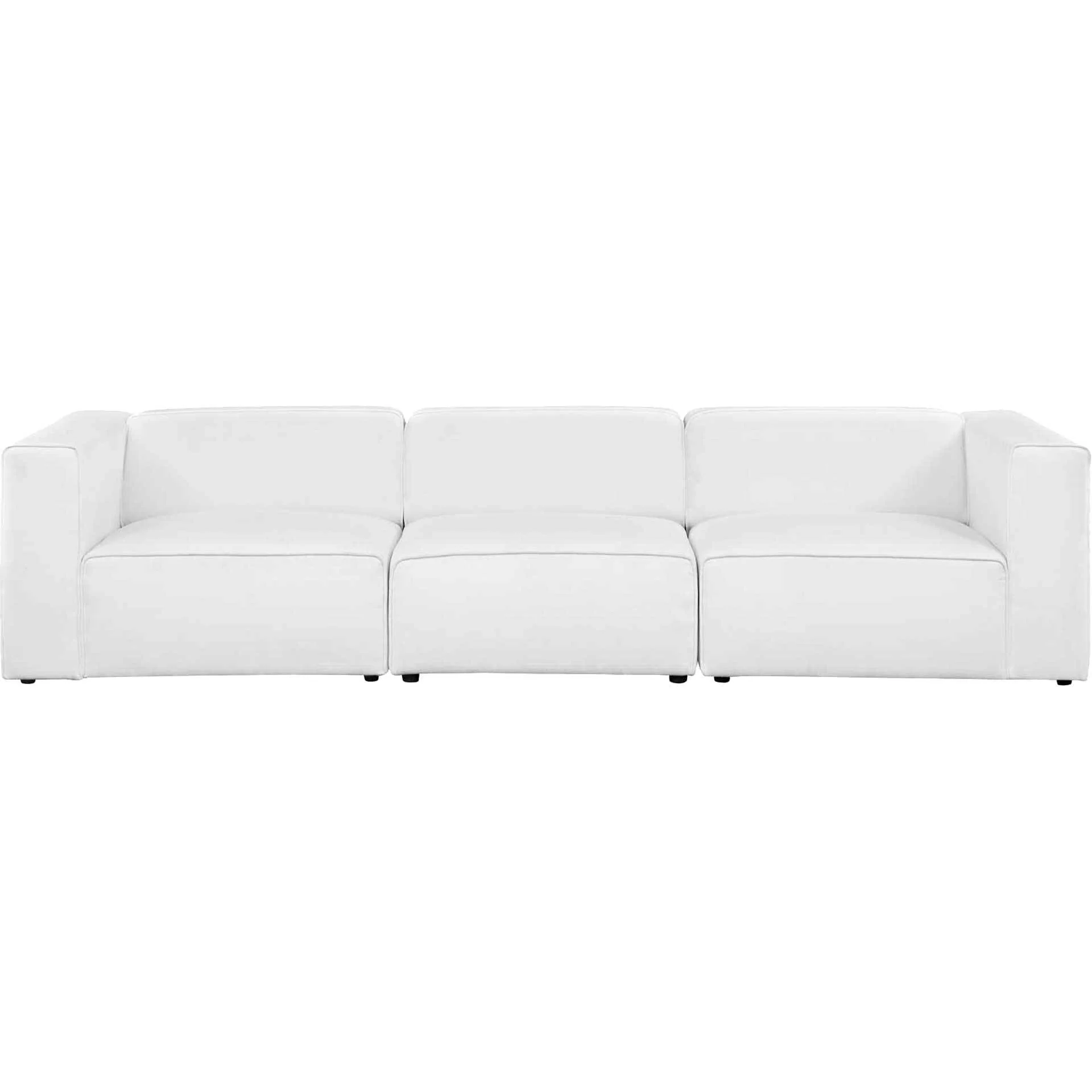 Maisie Fabric Sofa White