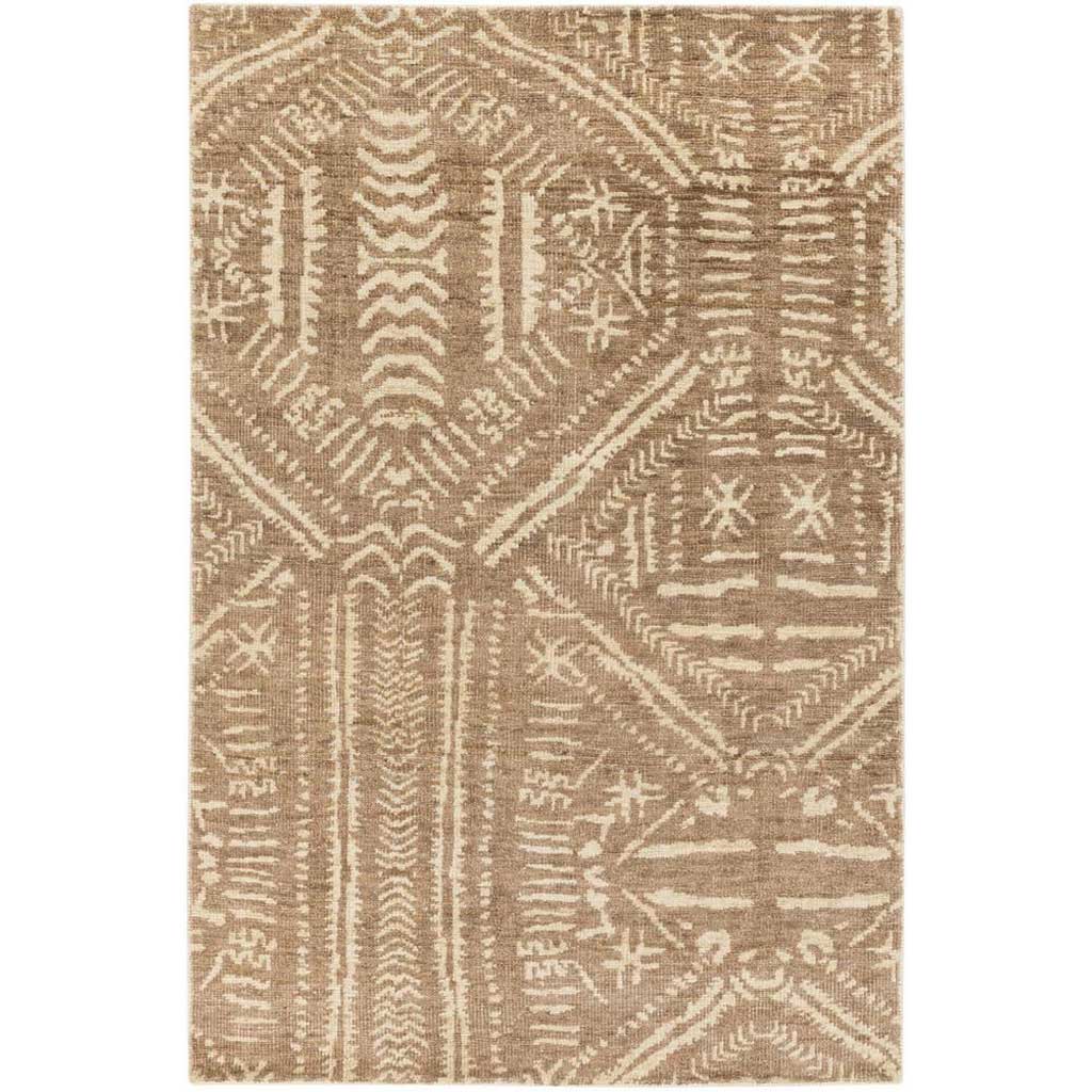Mandela Mocha/Beige Area Rug