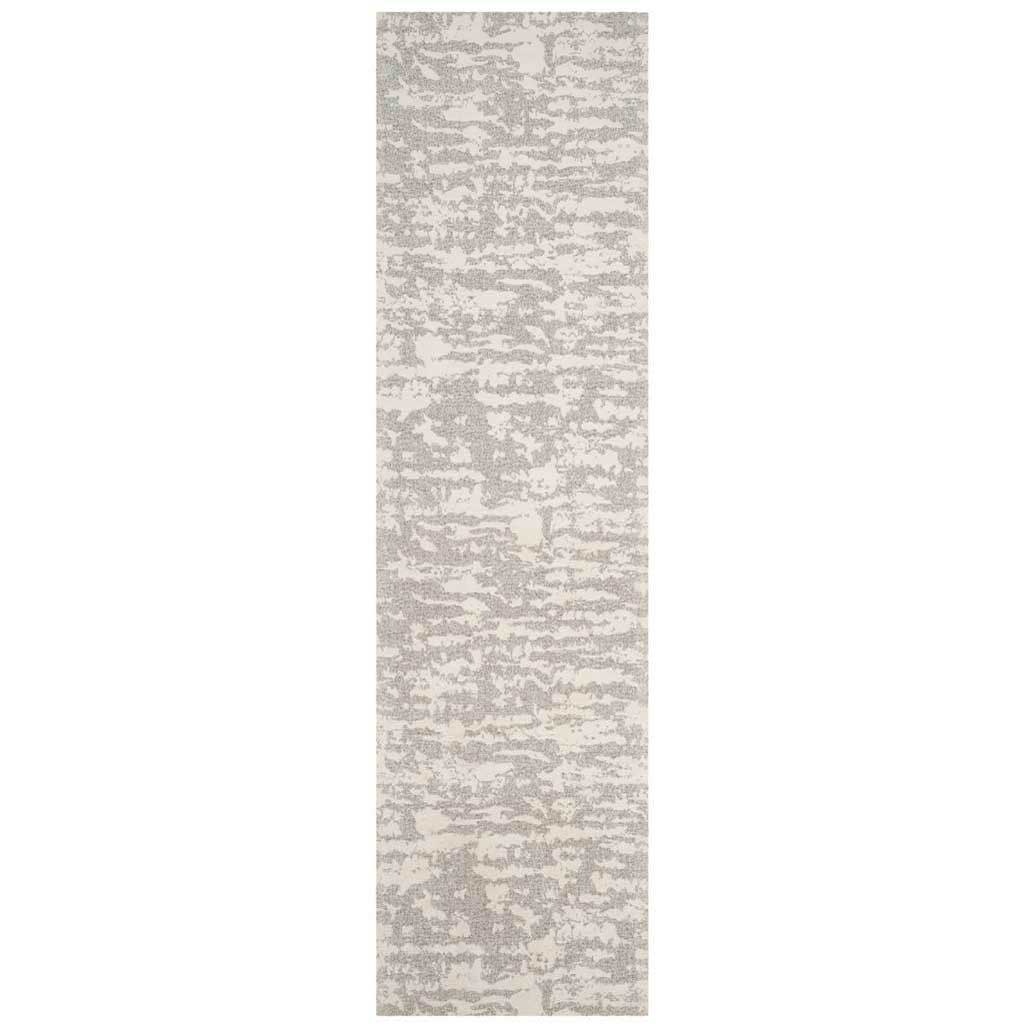 Marbella Light Gray/Ivory Runner Rug