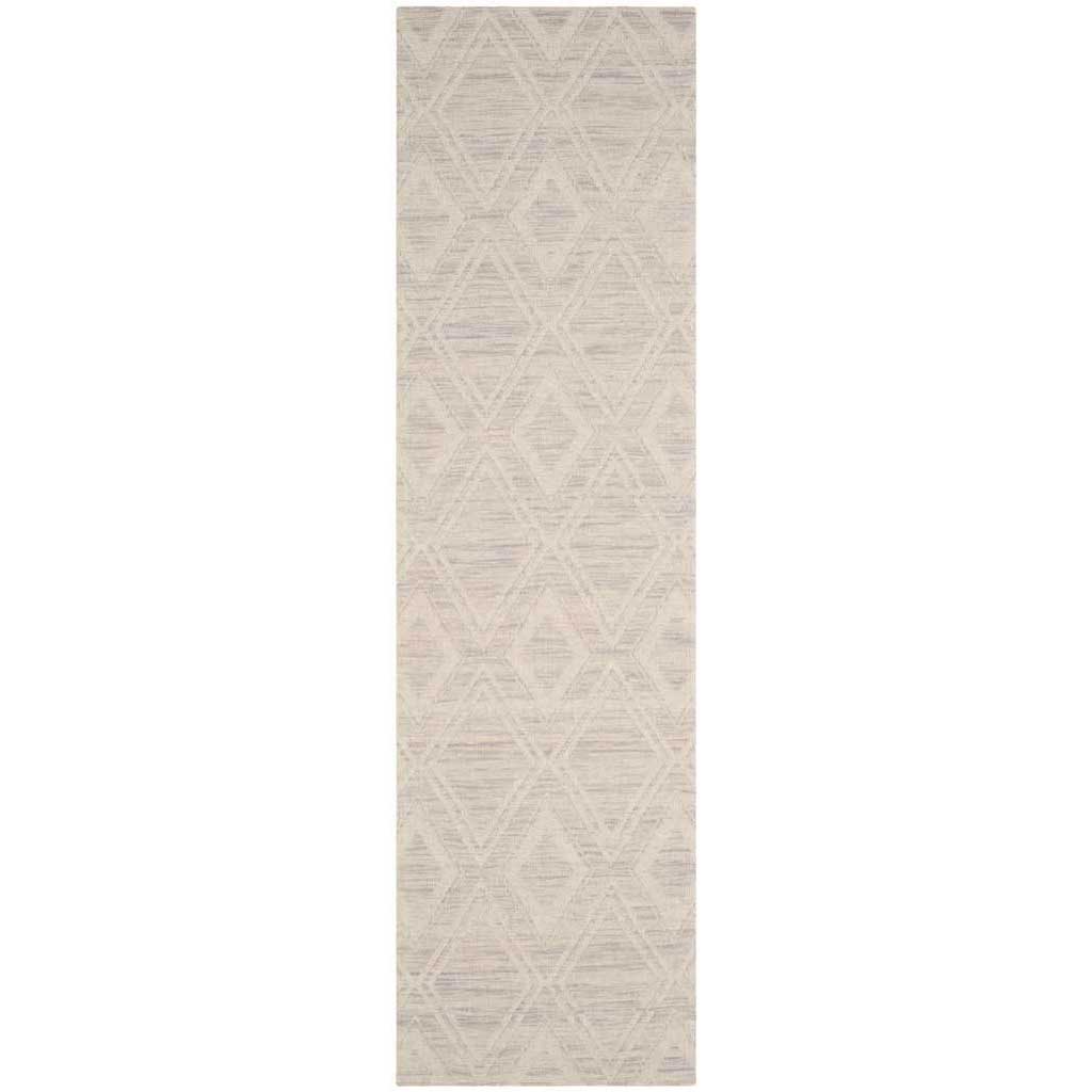 Marbella Silver/Ivory Runner Rug