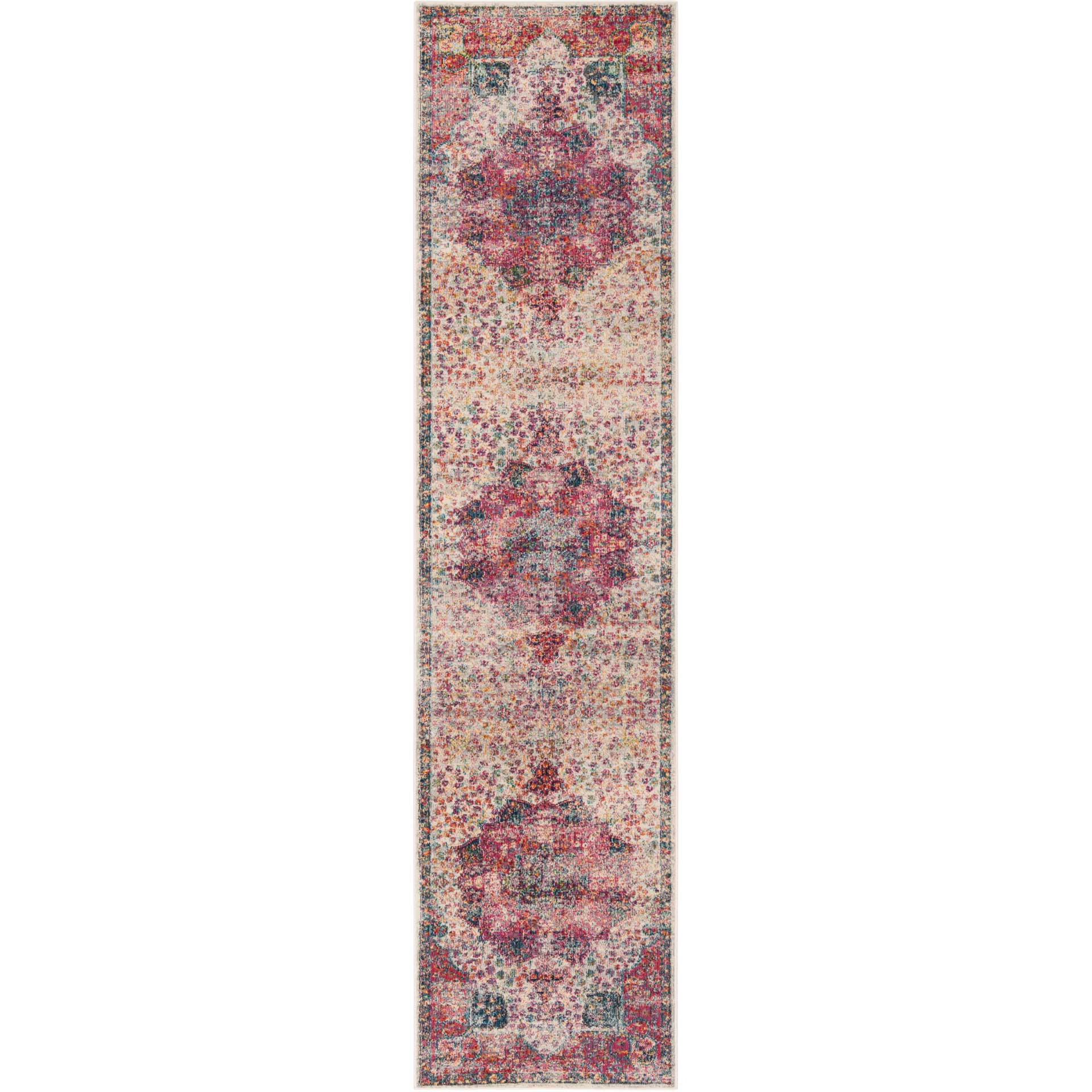 Merlot Cream/Ruby Runner Rug