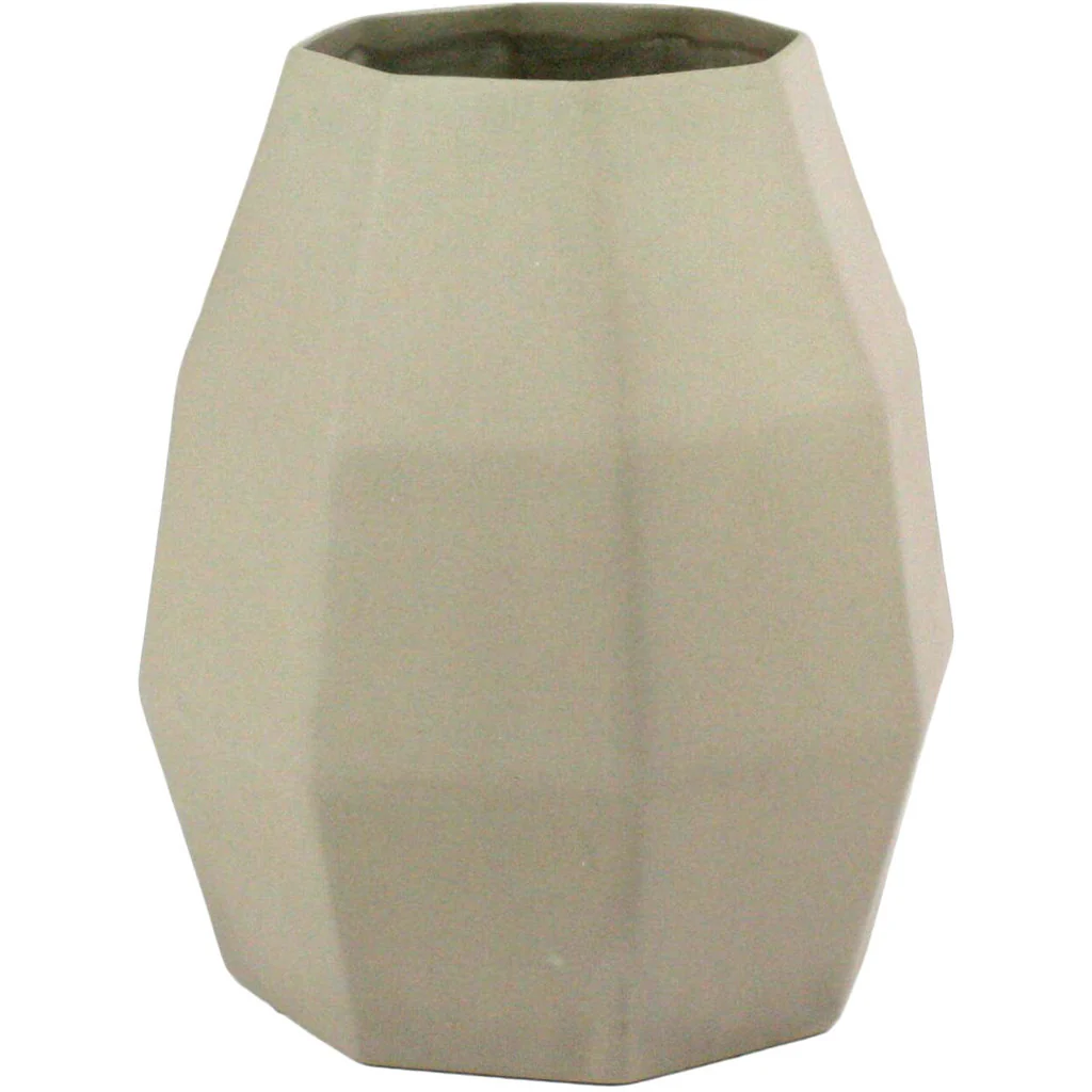 Modern Small Ceramic Vase Gray