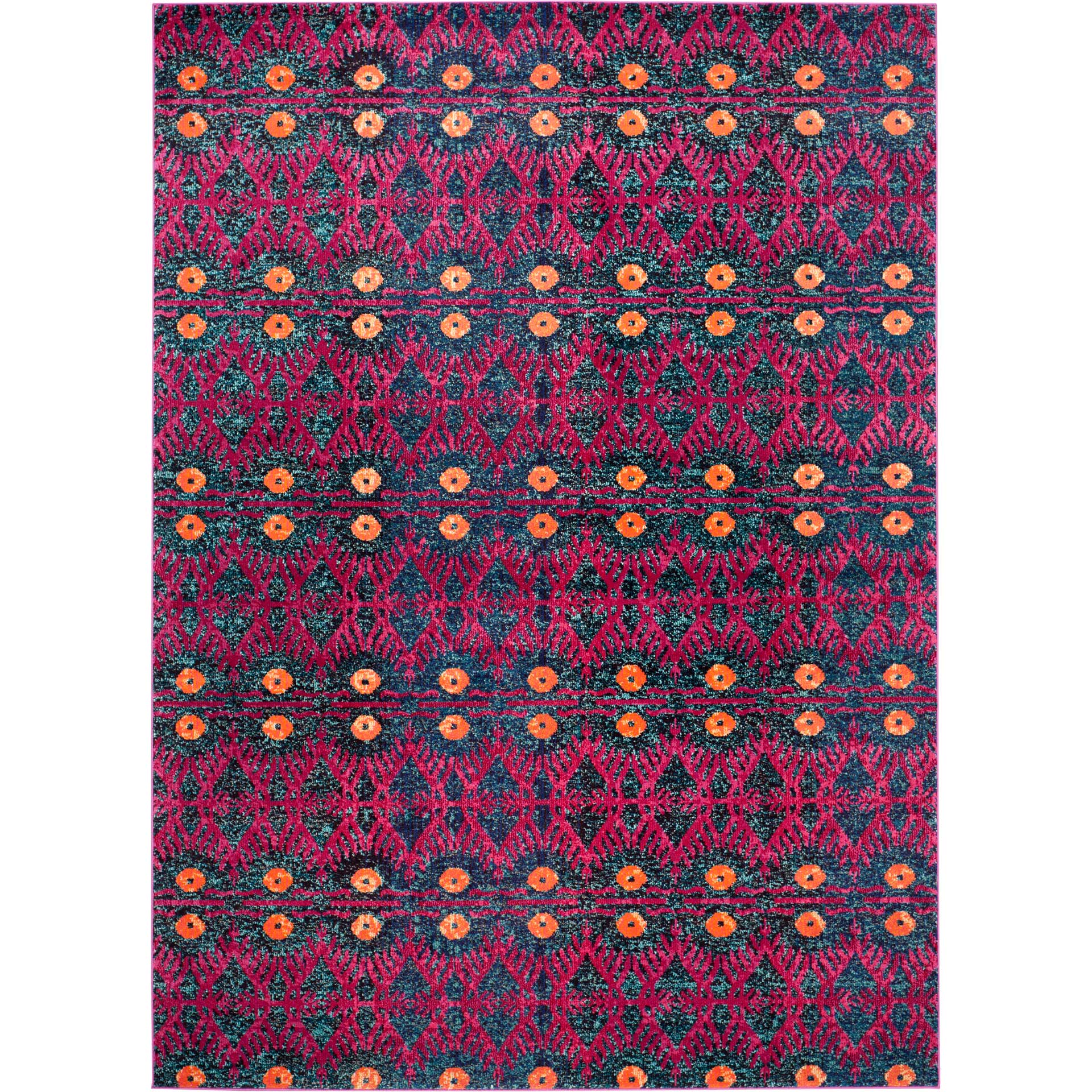 Monaco Bohemian Pink/Multi Area Rug