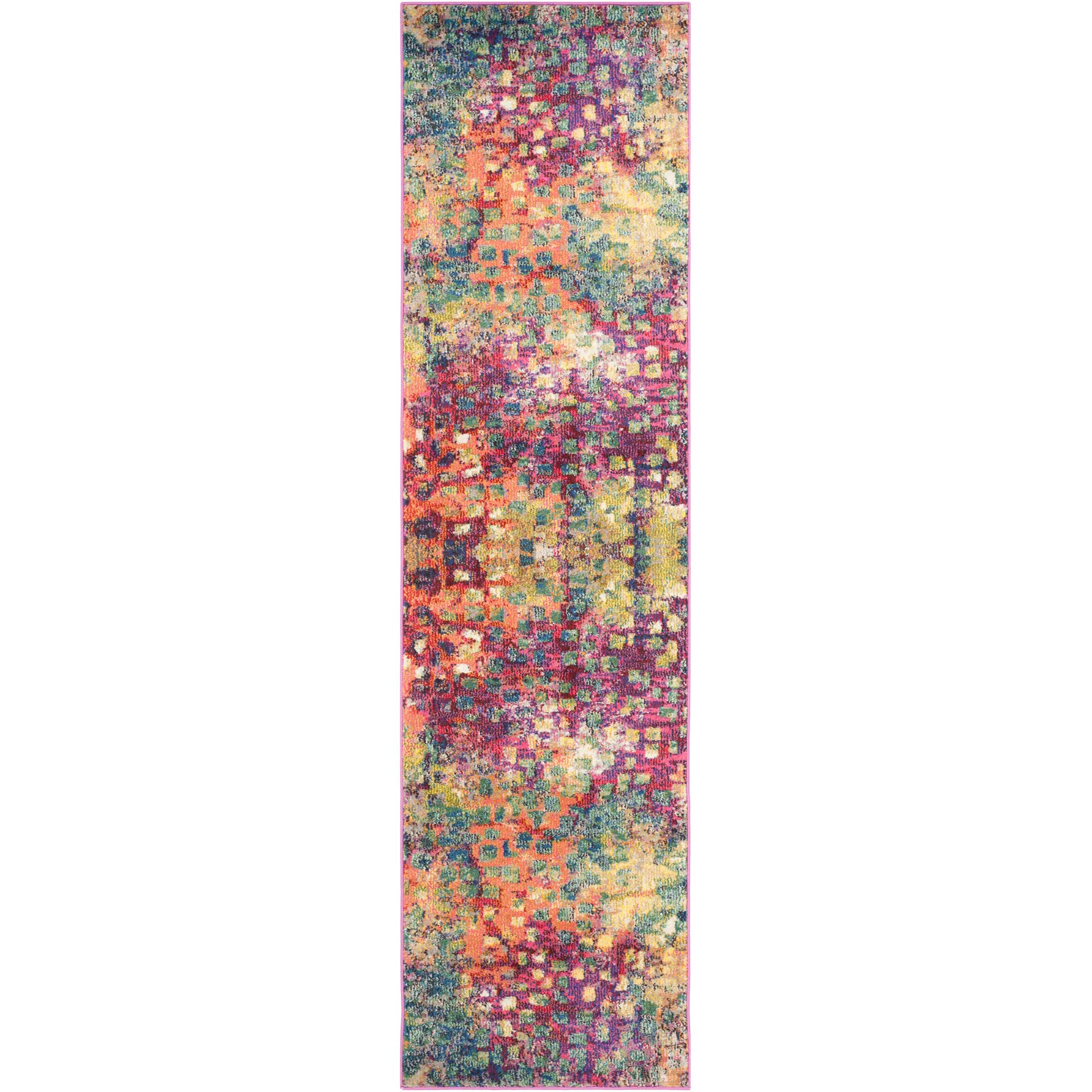 Monaco Purple/Multi Runner Rug