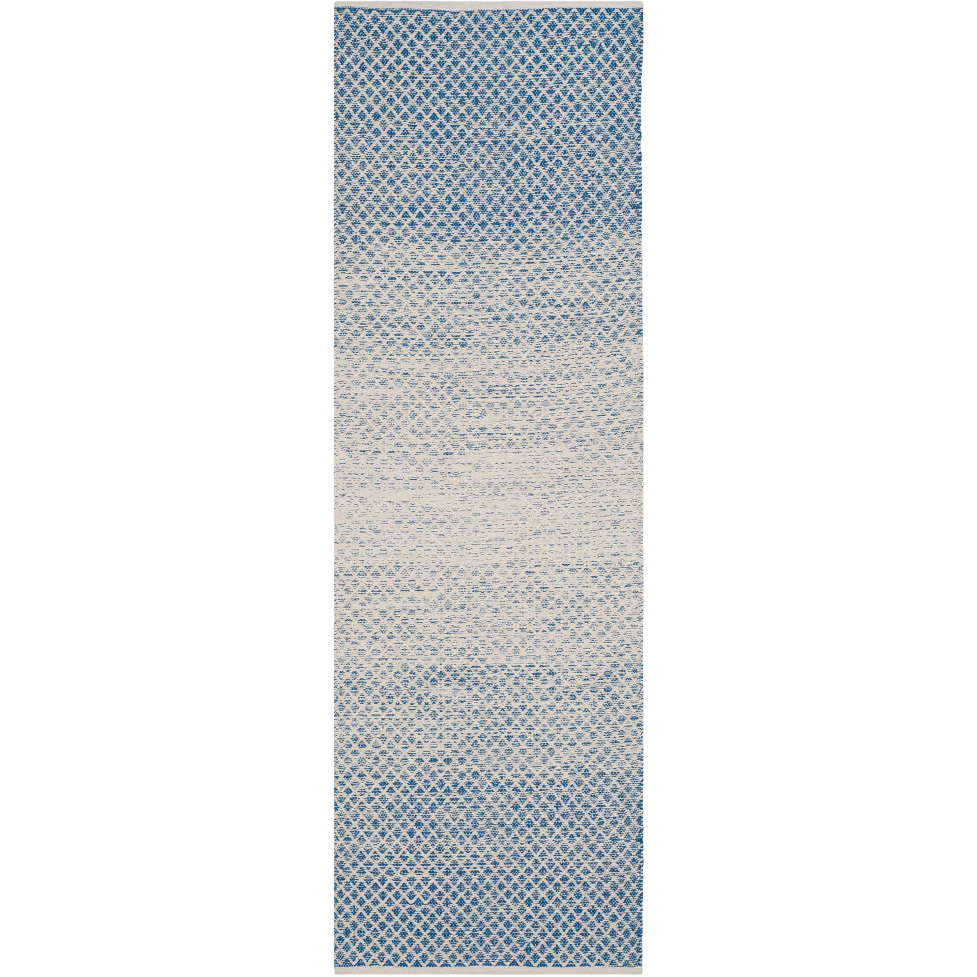 Montauk Blue/Ivory Runner Rug
