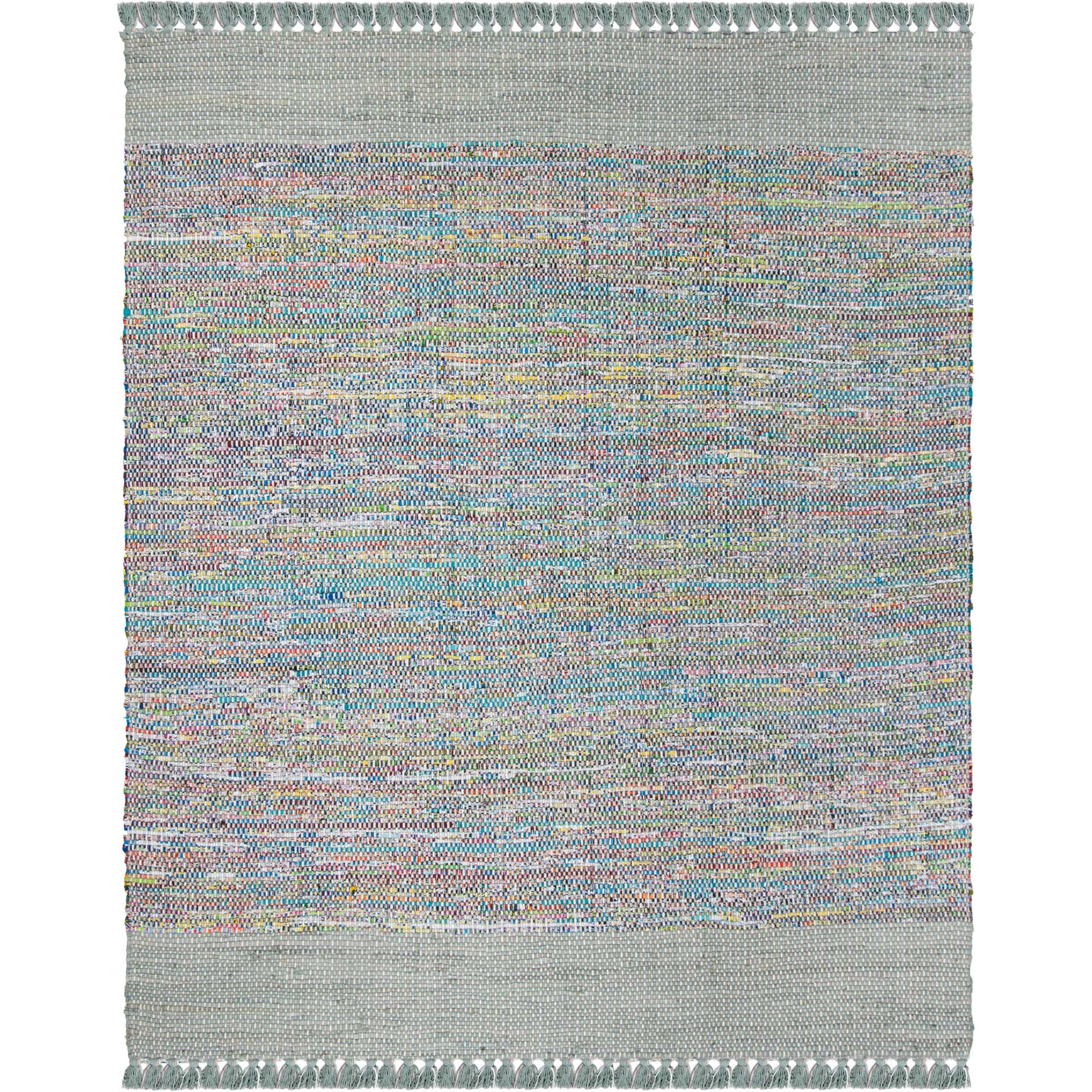 Montauk Border Gray/Multi Area Rug
