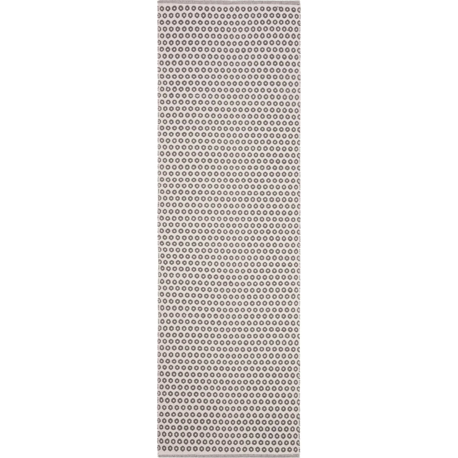 Montauk Gray/Ivory Runner Rug