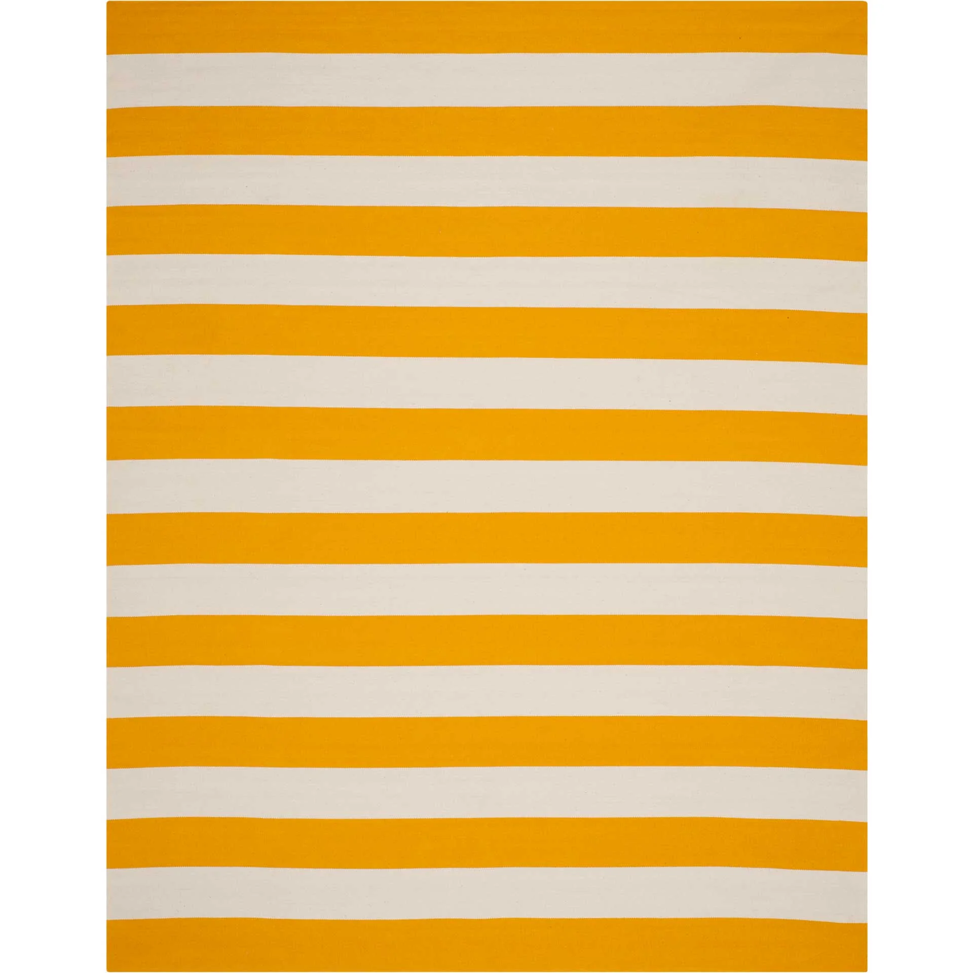 Montauk Stripe Yellow/Ivory Area Rug