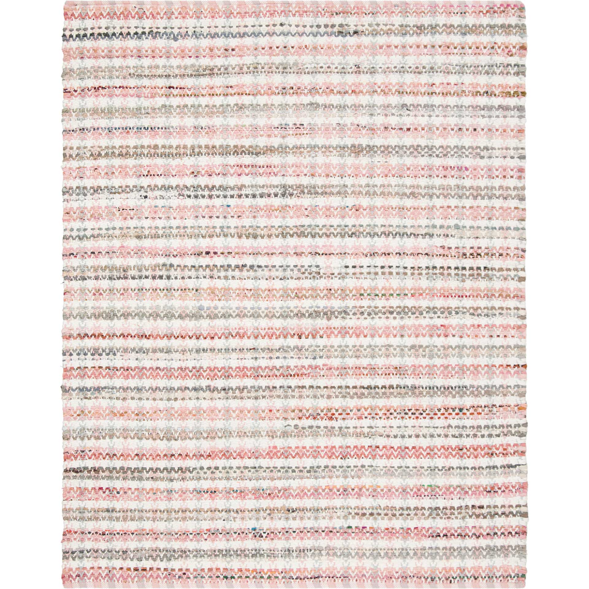 Montauk Striped Pink/Multi Area Rug