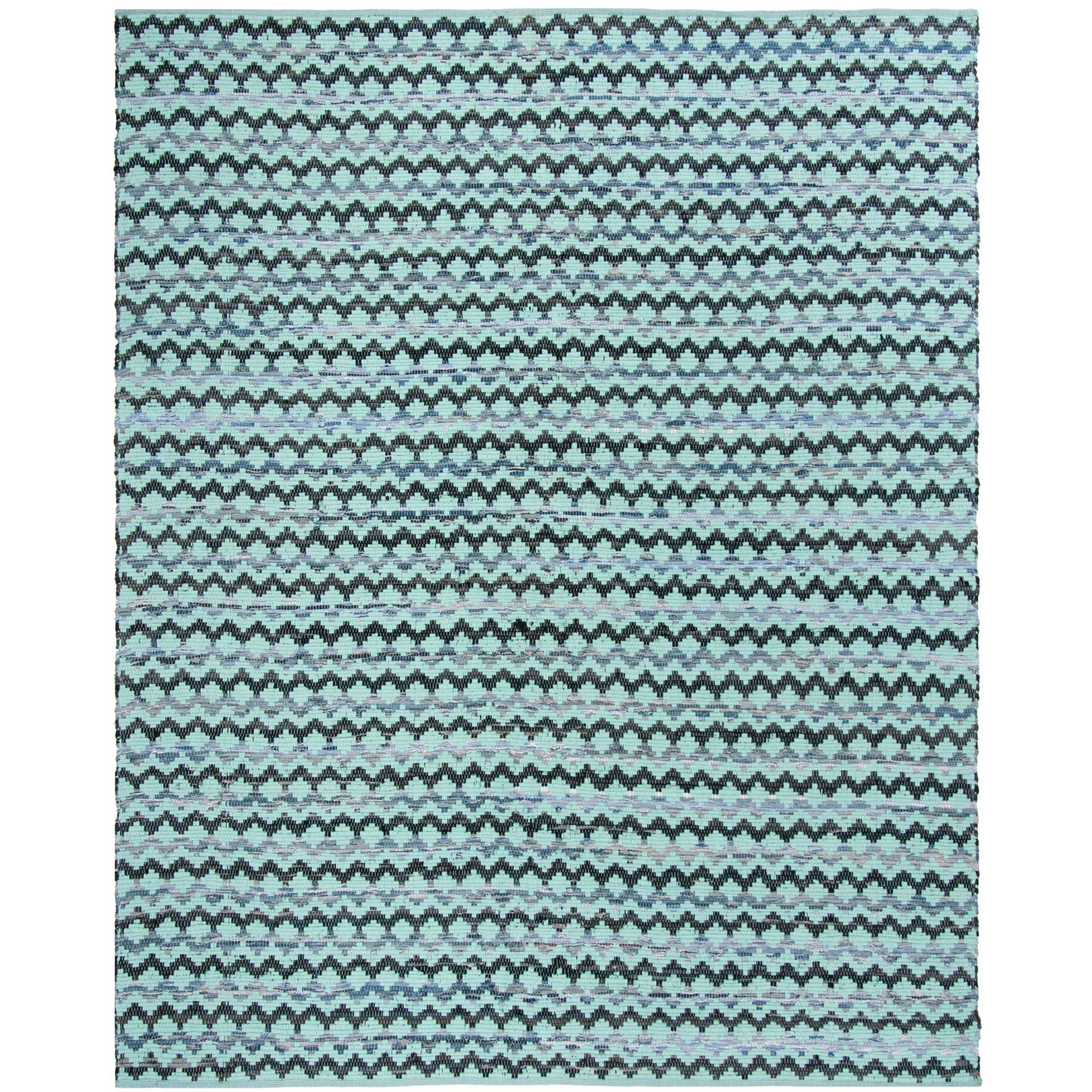 Montauk Turquoise/Blue/Black Area Rug