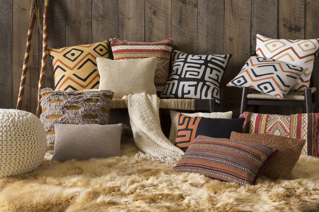 Nairobi Beige/Rust/Ivory Pillow - Image 3