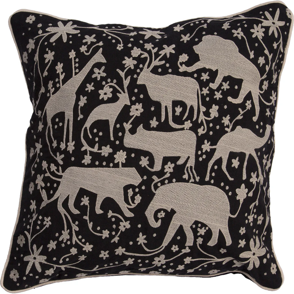 National Geographic Ng-13 Jet Black/Light Gray Pillow