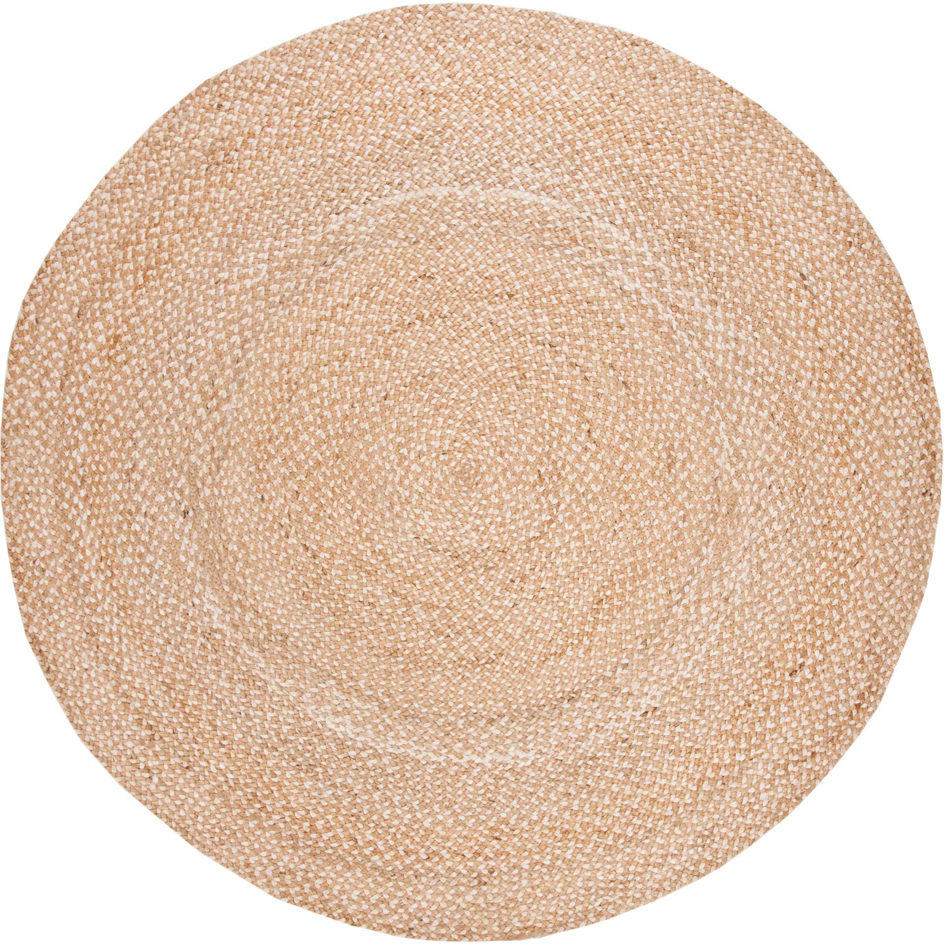 Natural Fiber Natural/Ivory Round Rug