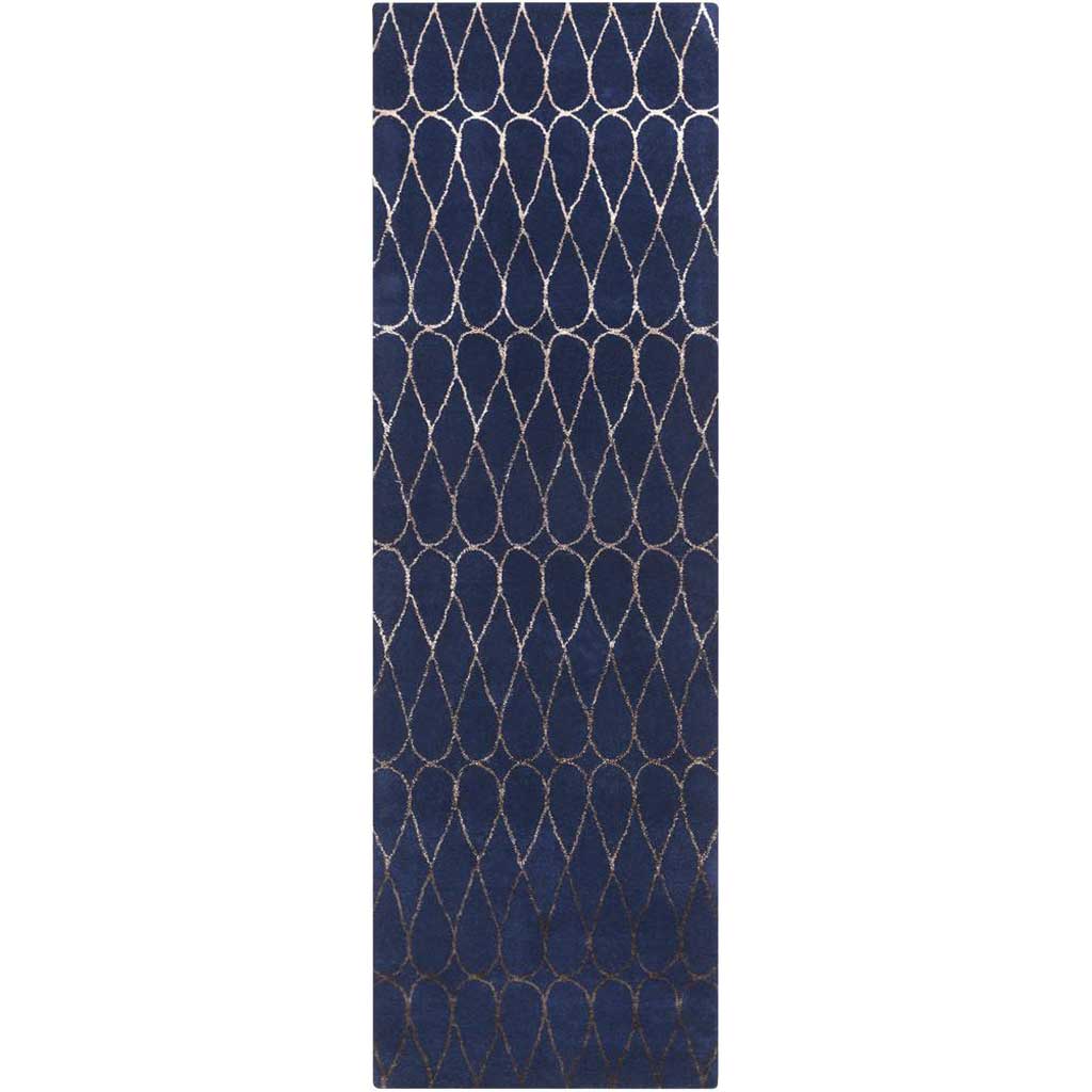 Naya Black/Camel Runner Rug