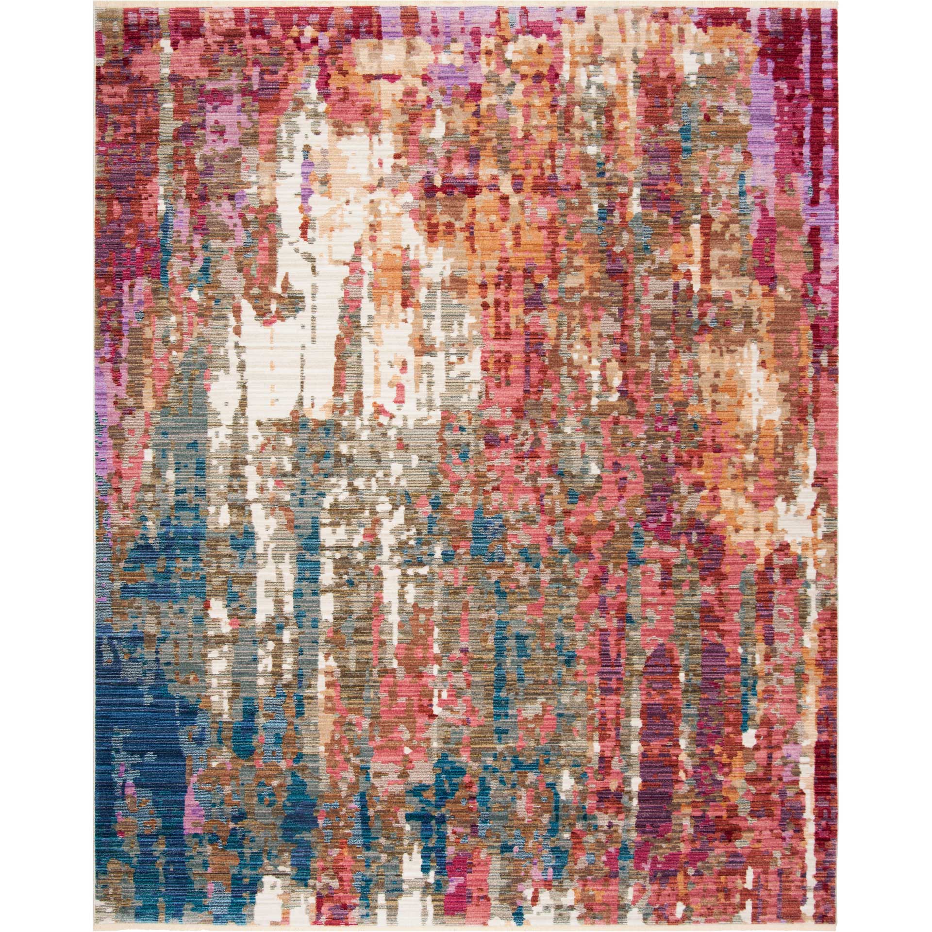 Nirvana Red/Multi Area Rug