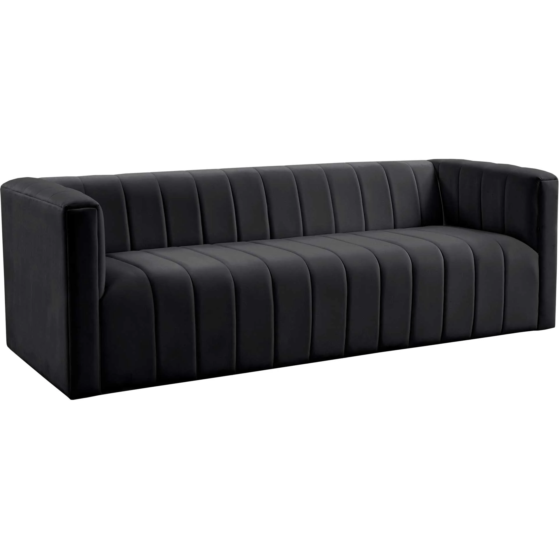 Nolita Velvet Sofa Black