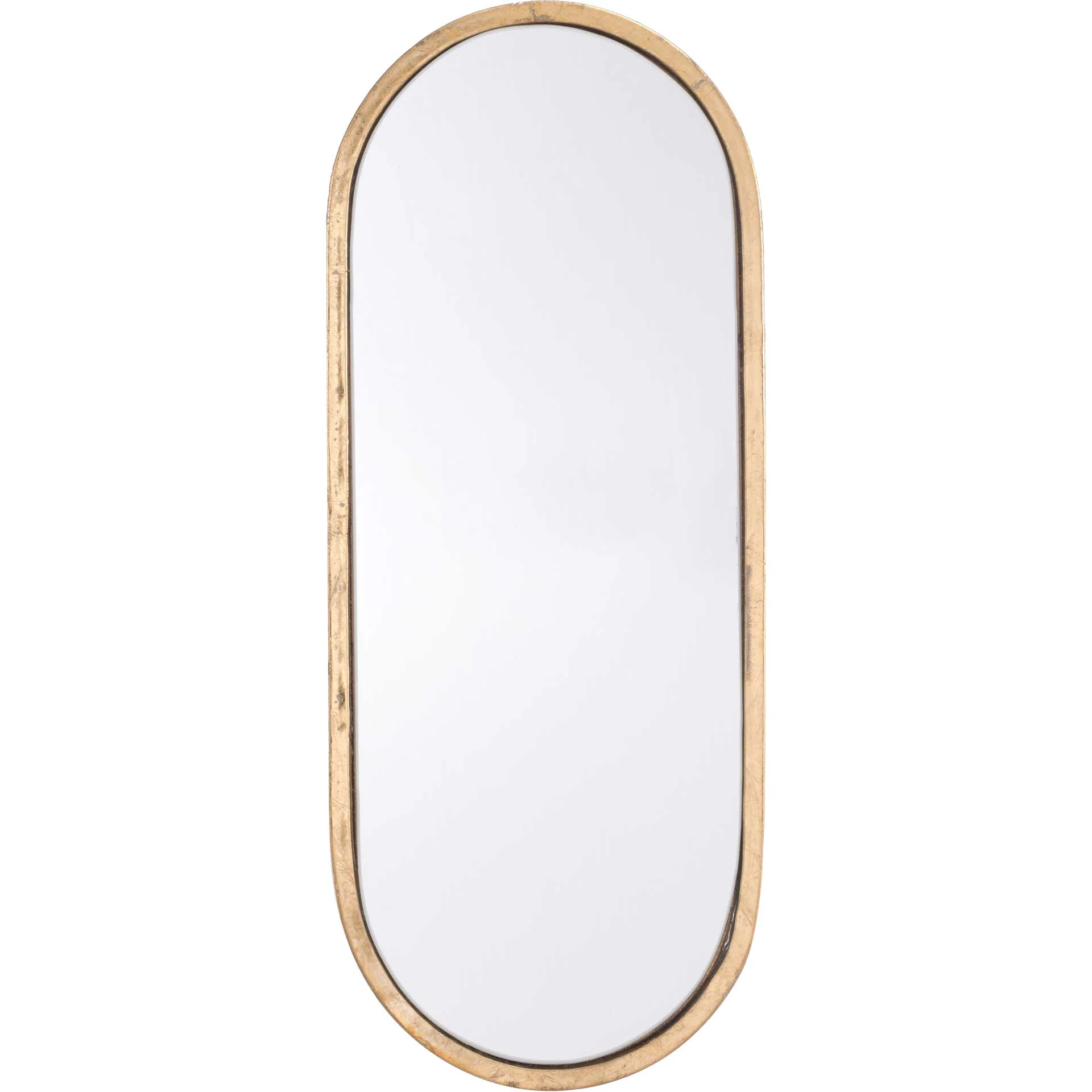 Oval Gold Mirror
