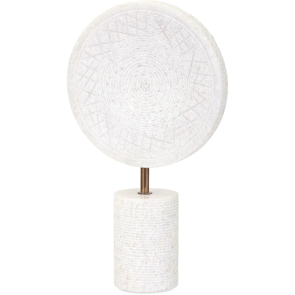 Pailing Large Marble Medallion on Stand