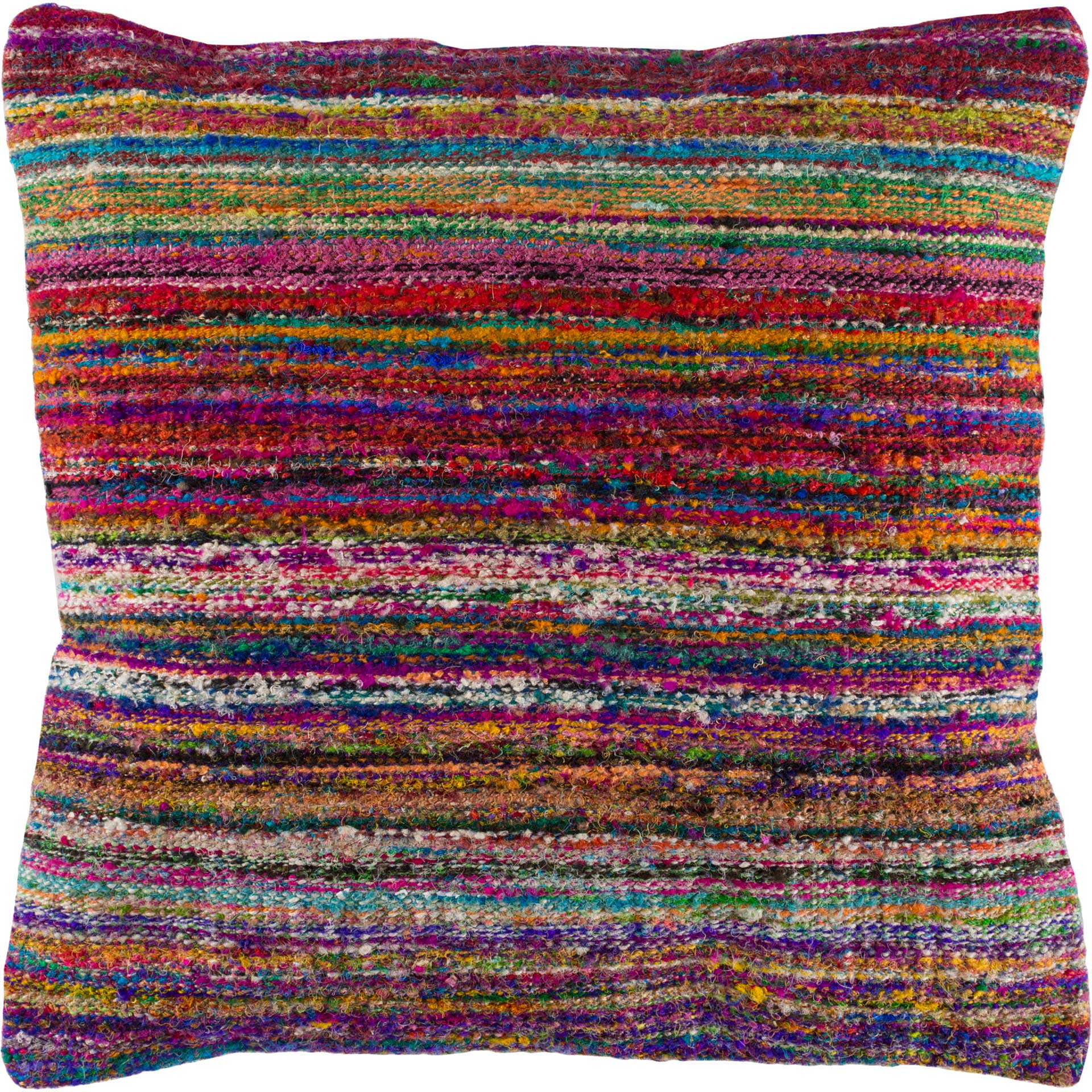 Paislee Pillow Dark Blue/Bright Purple/Sky Blue