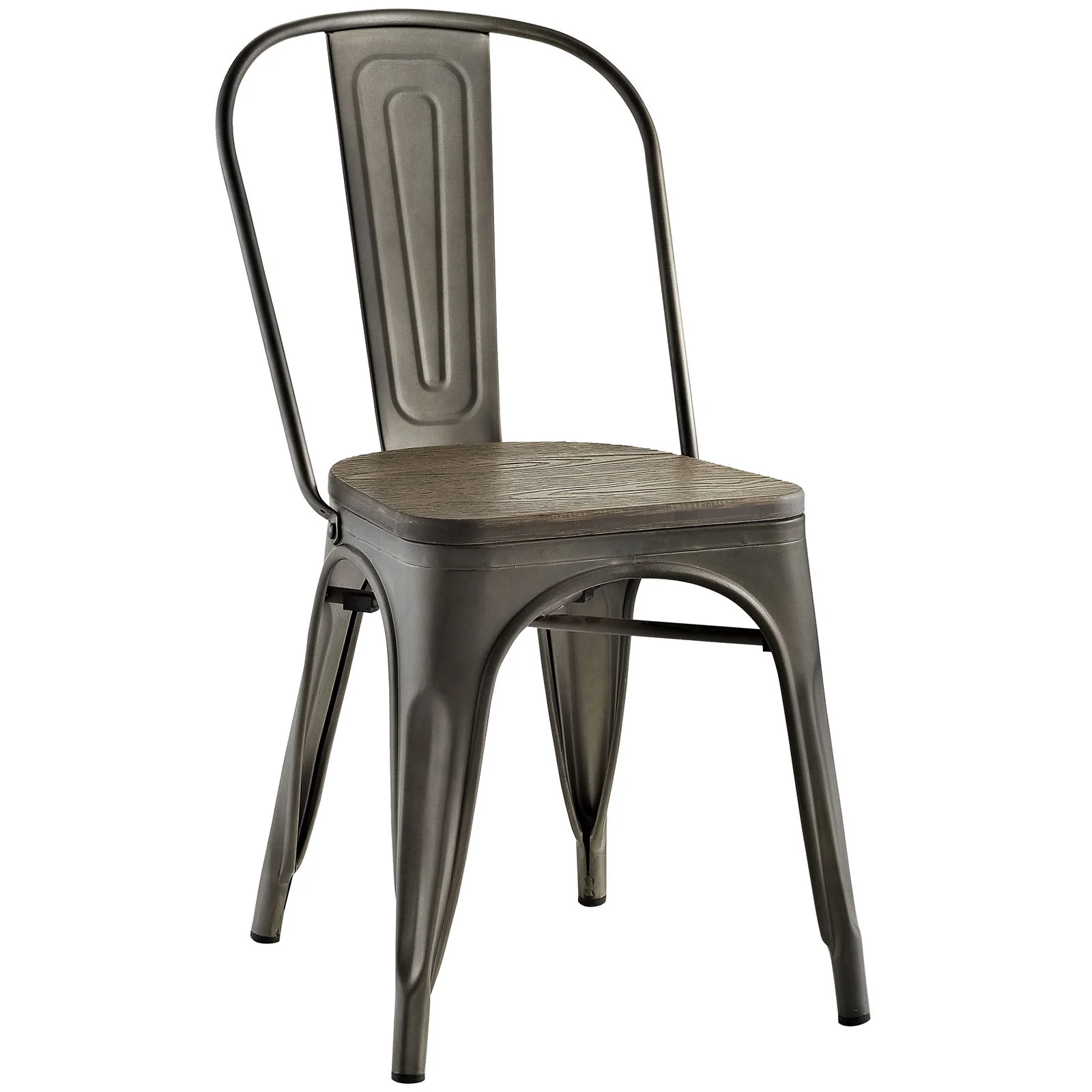 Panora Bamboo Side Chair Brown