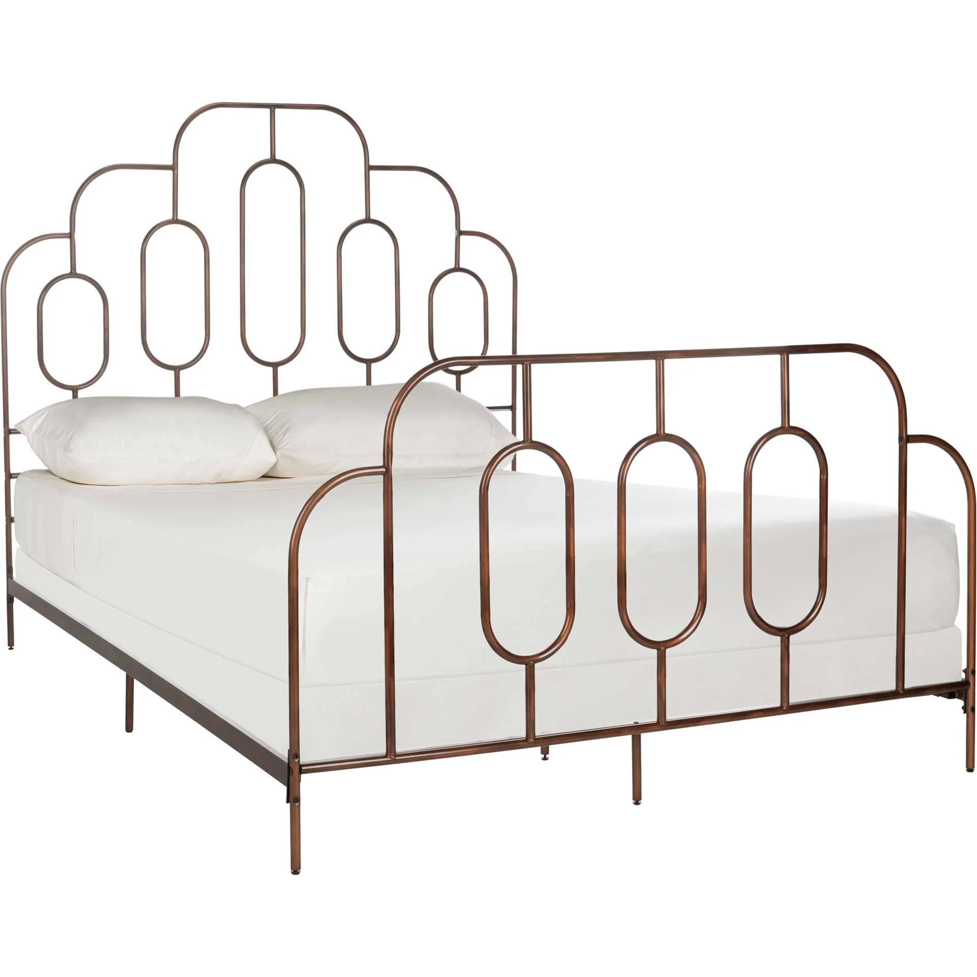 Paola Metal Retro Bed Antique Bronze
