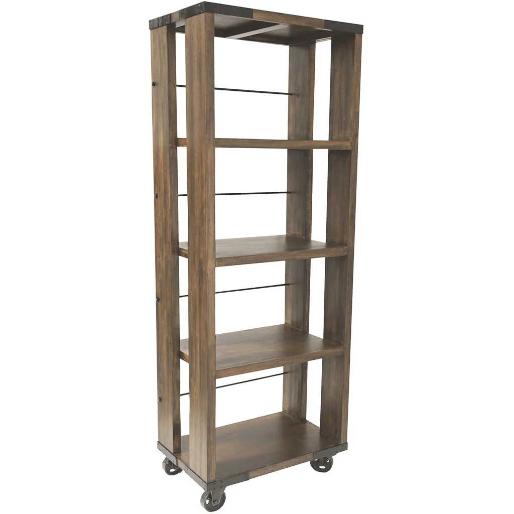 Parth Farmhouse Shelving Unit Small
