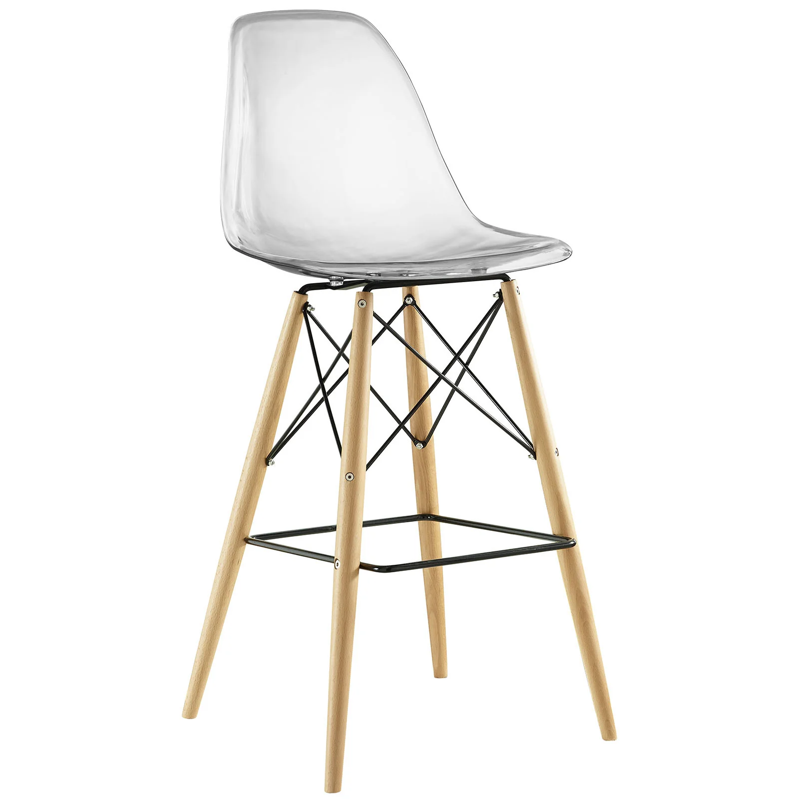 Peace Bar Stool Clear