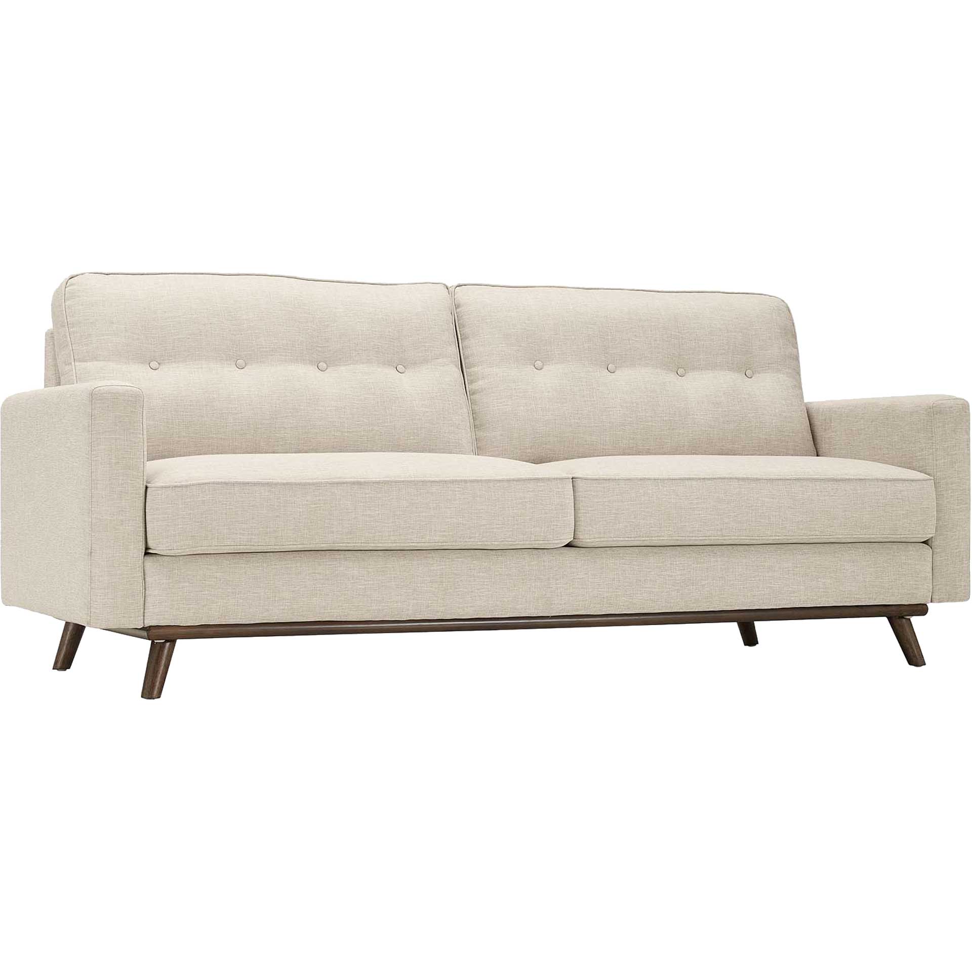 Pearl Upholstered Fabric Sofa Beige