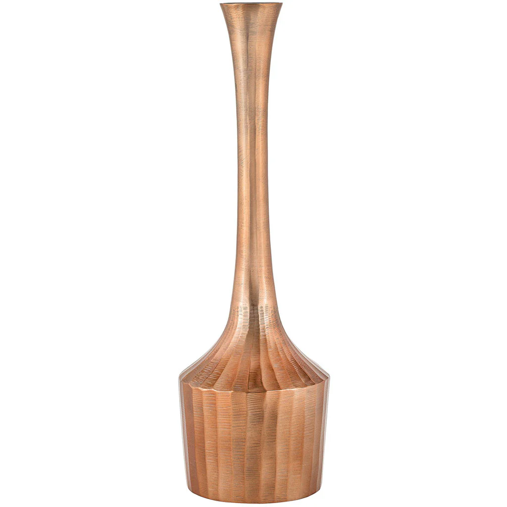 Perot Tall Copper Flaired Vase