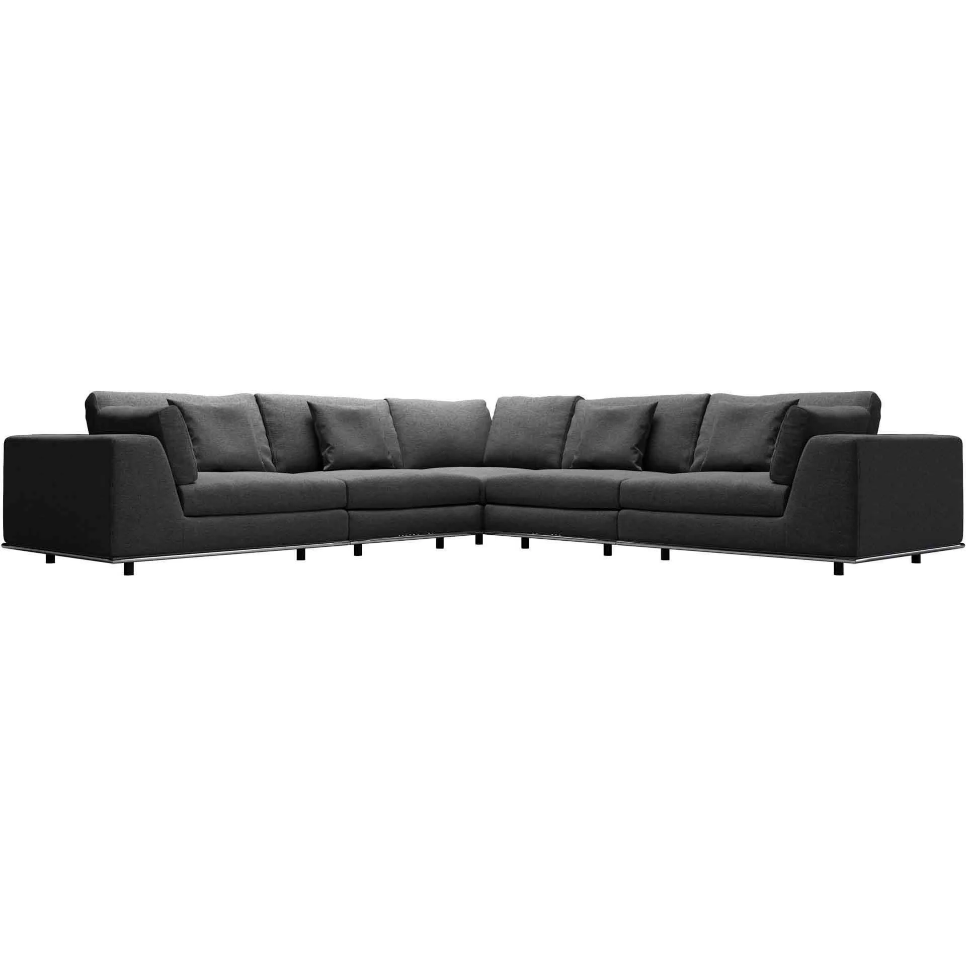 Perry Corner Sofa Shadow Gray