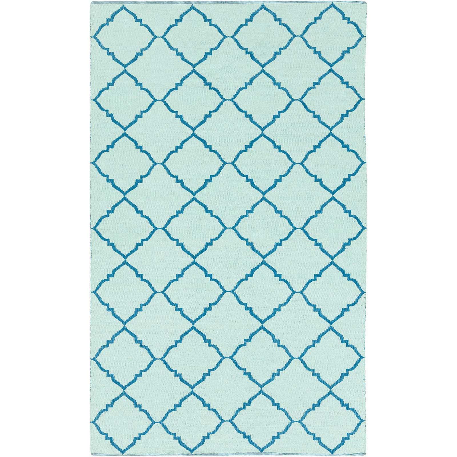 Picnic Teal/Mint Area Rug