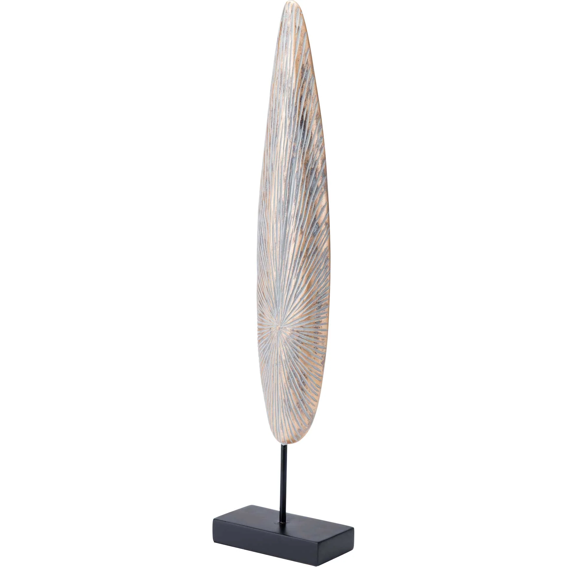 Plumas Pedestal Antique Gold