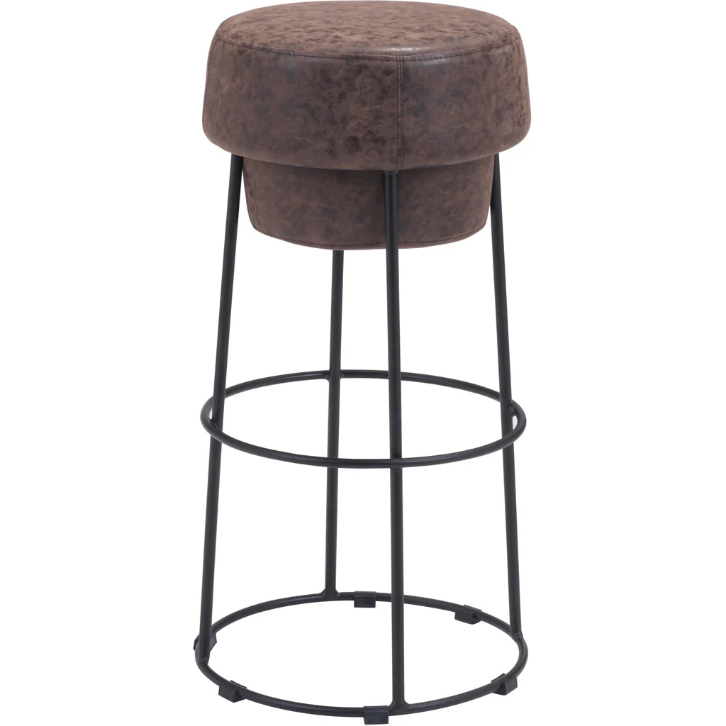 Poro Barstool Natural & Distressed